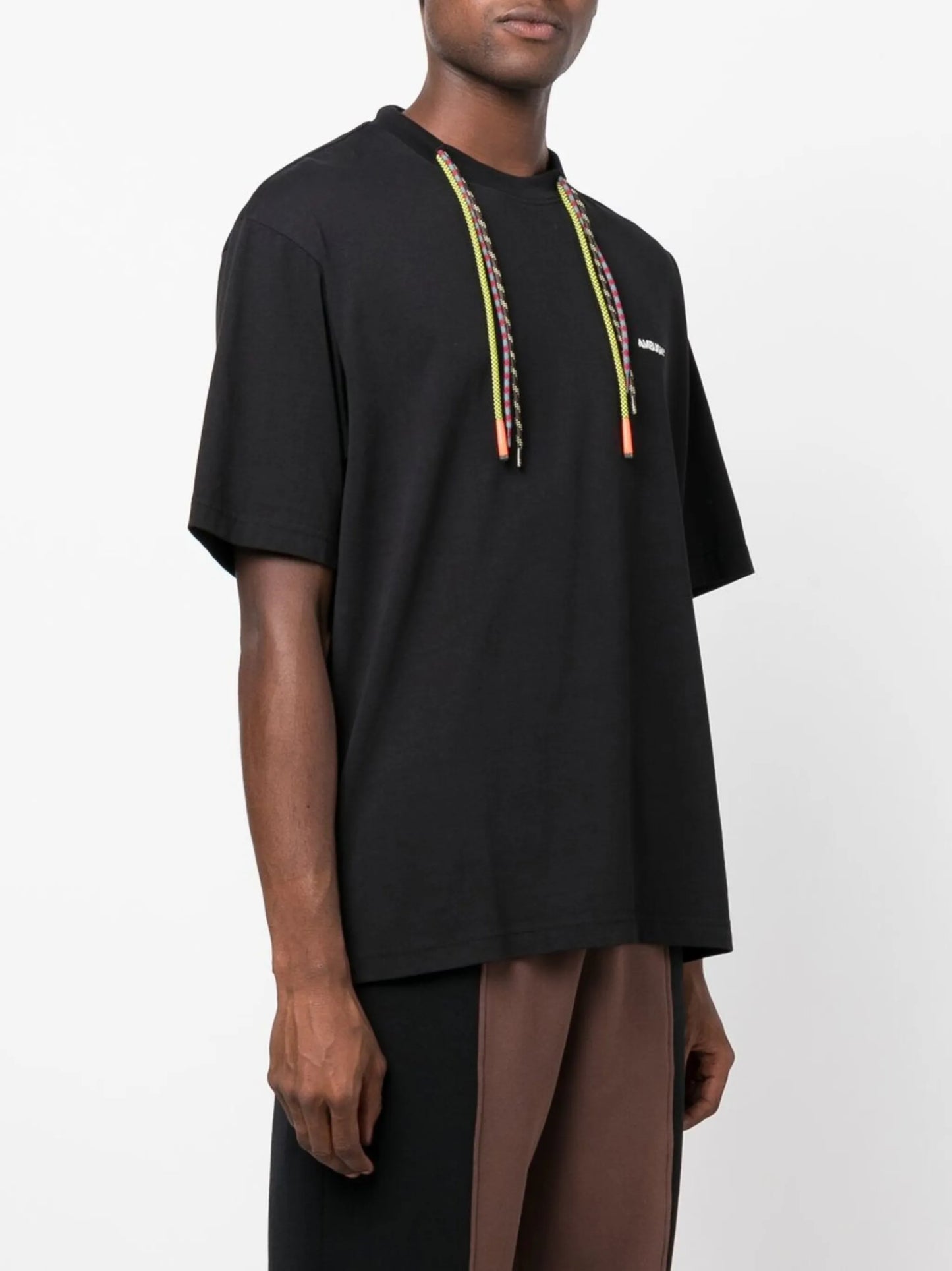 multicord crew-neck T-shirt