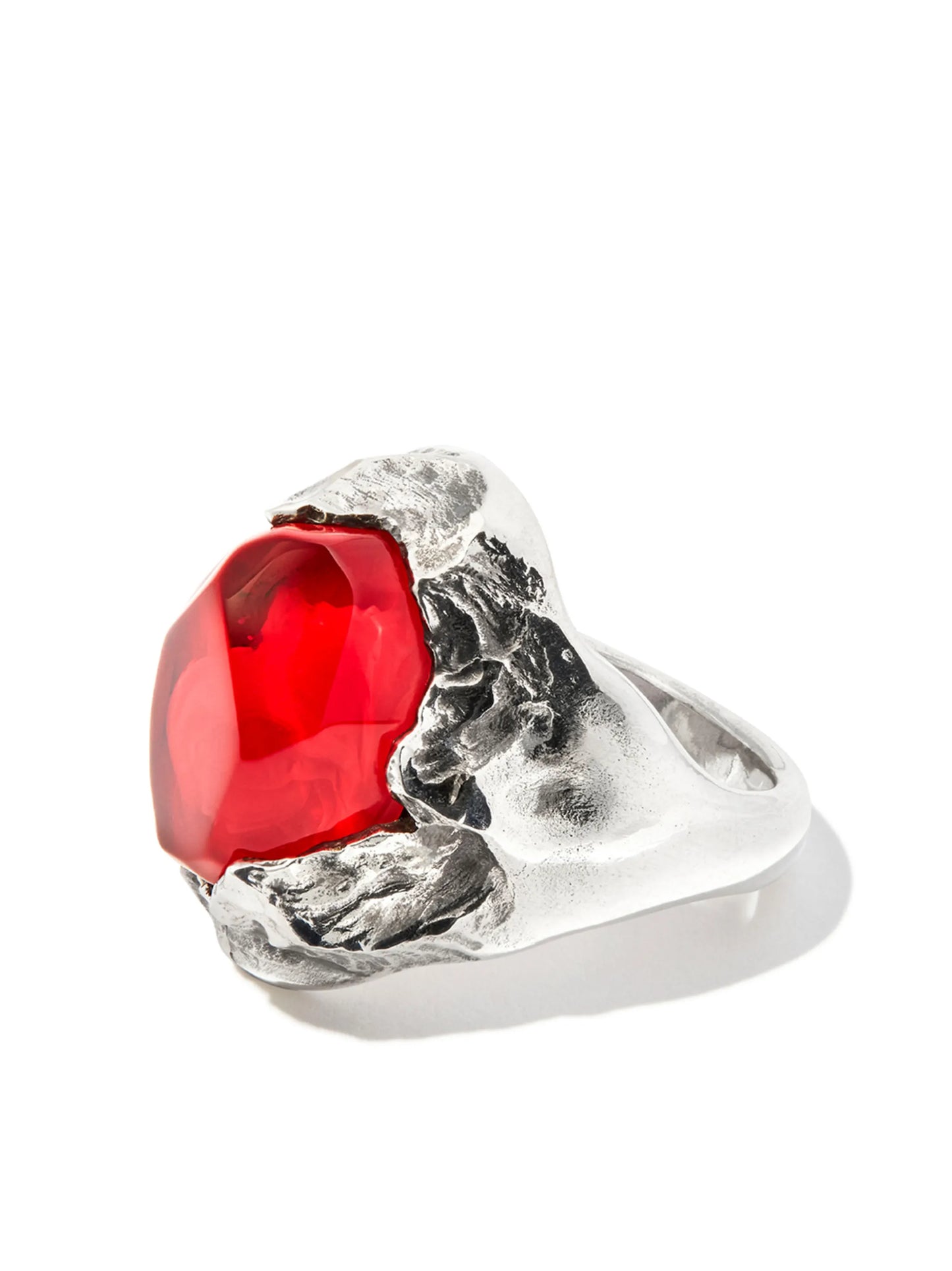 Fahrenheit stone-embellished ring