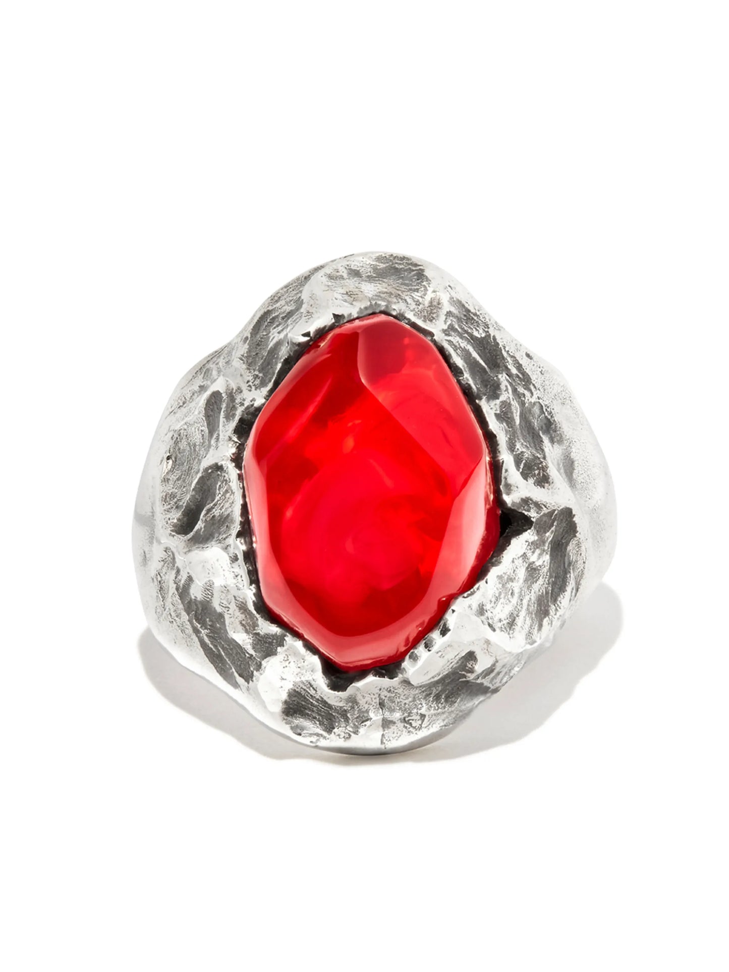 Fahrenheit stone-embellished ring
