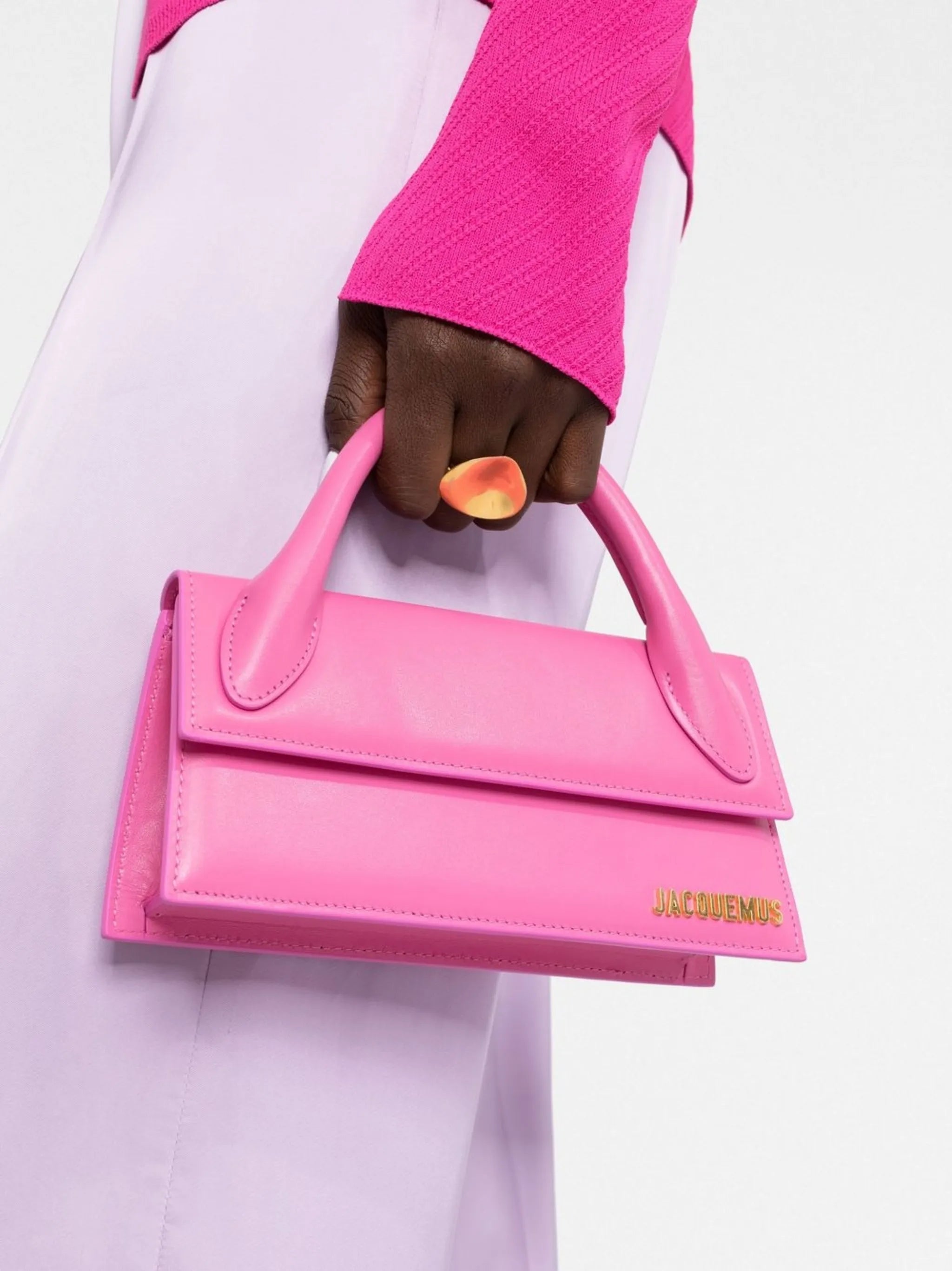 Le Chiquito Long leather tote bag