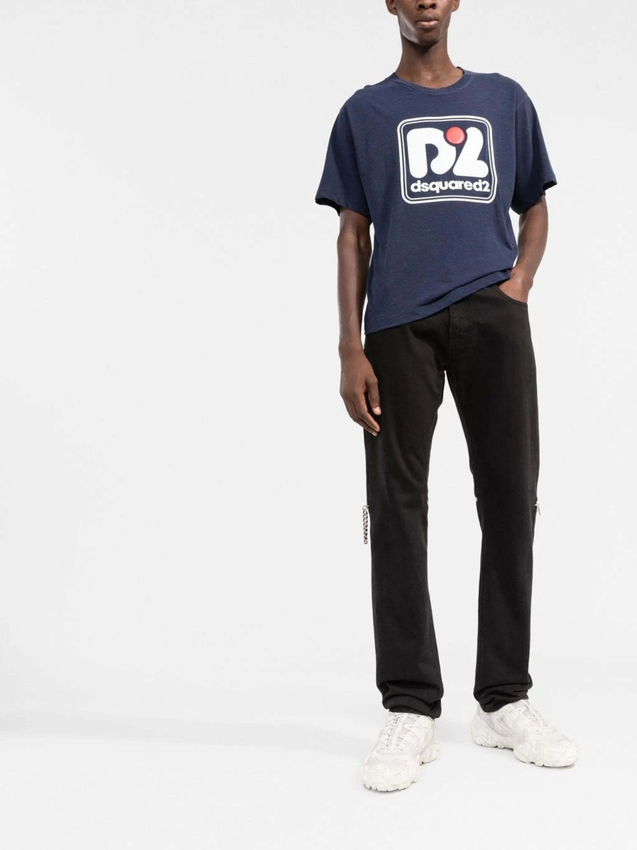 logo-print T-shirt