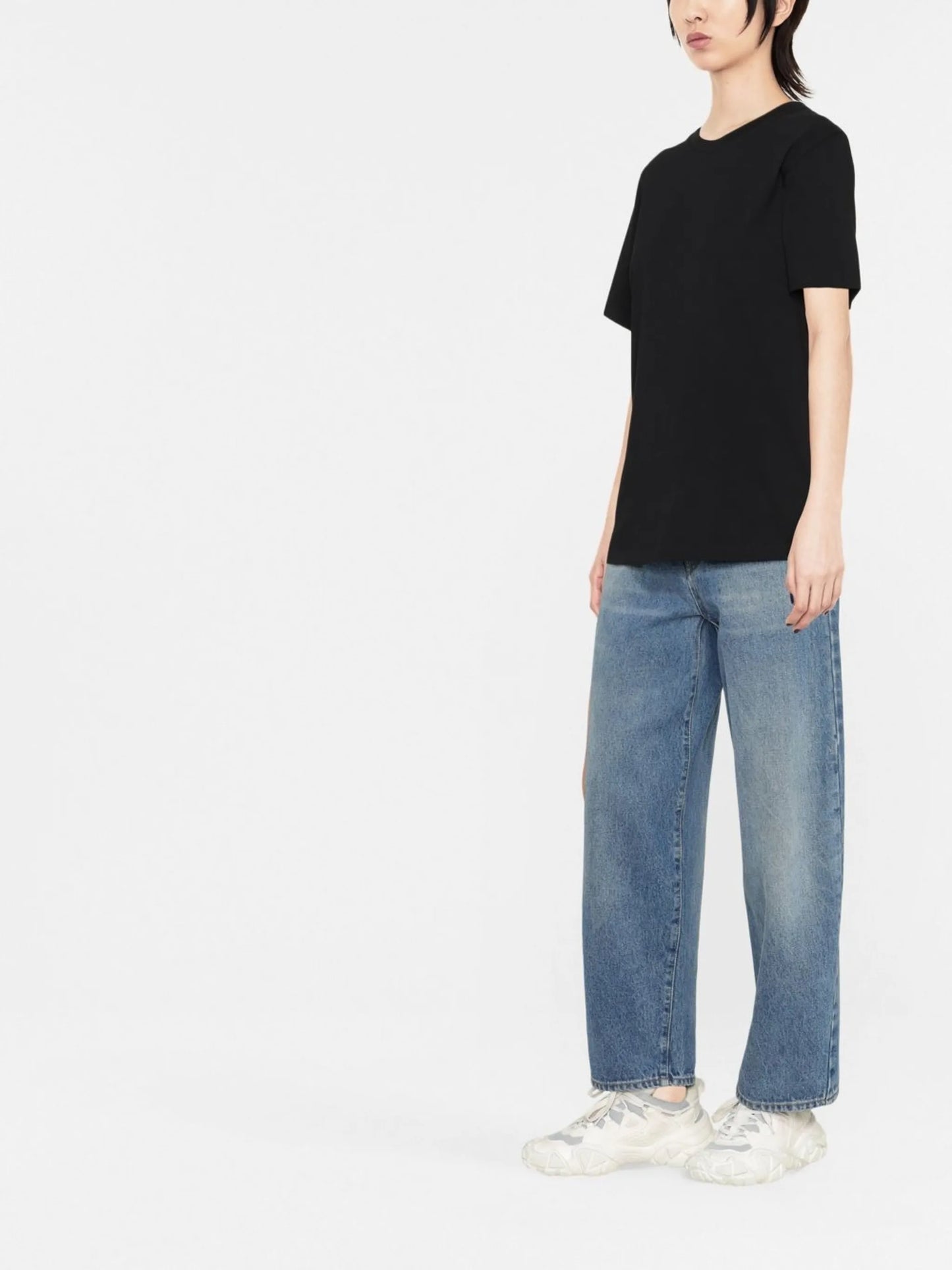 logo-print jersey T-shirt