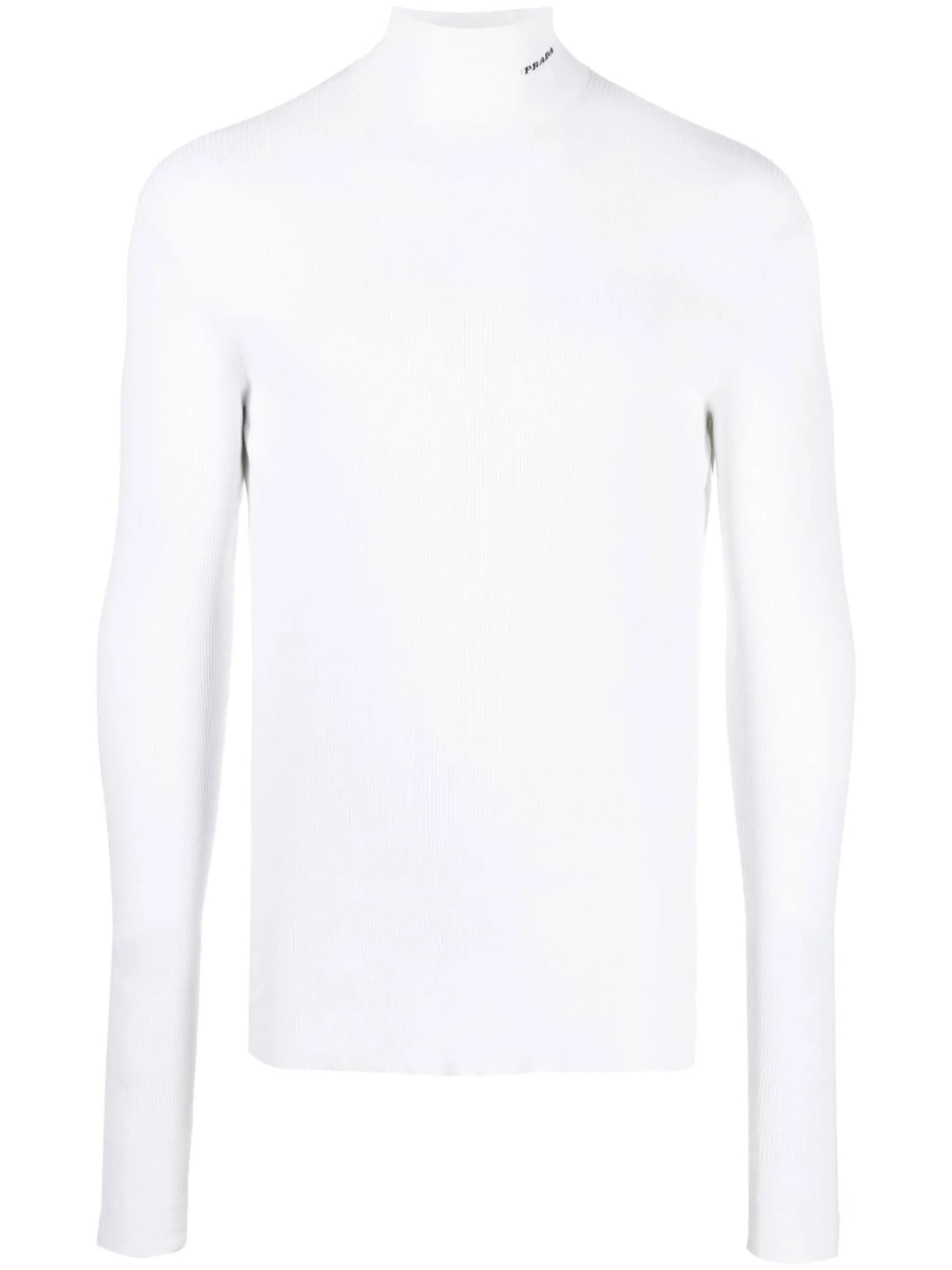 roll-neck cotton jumper