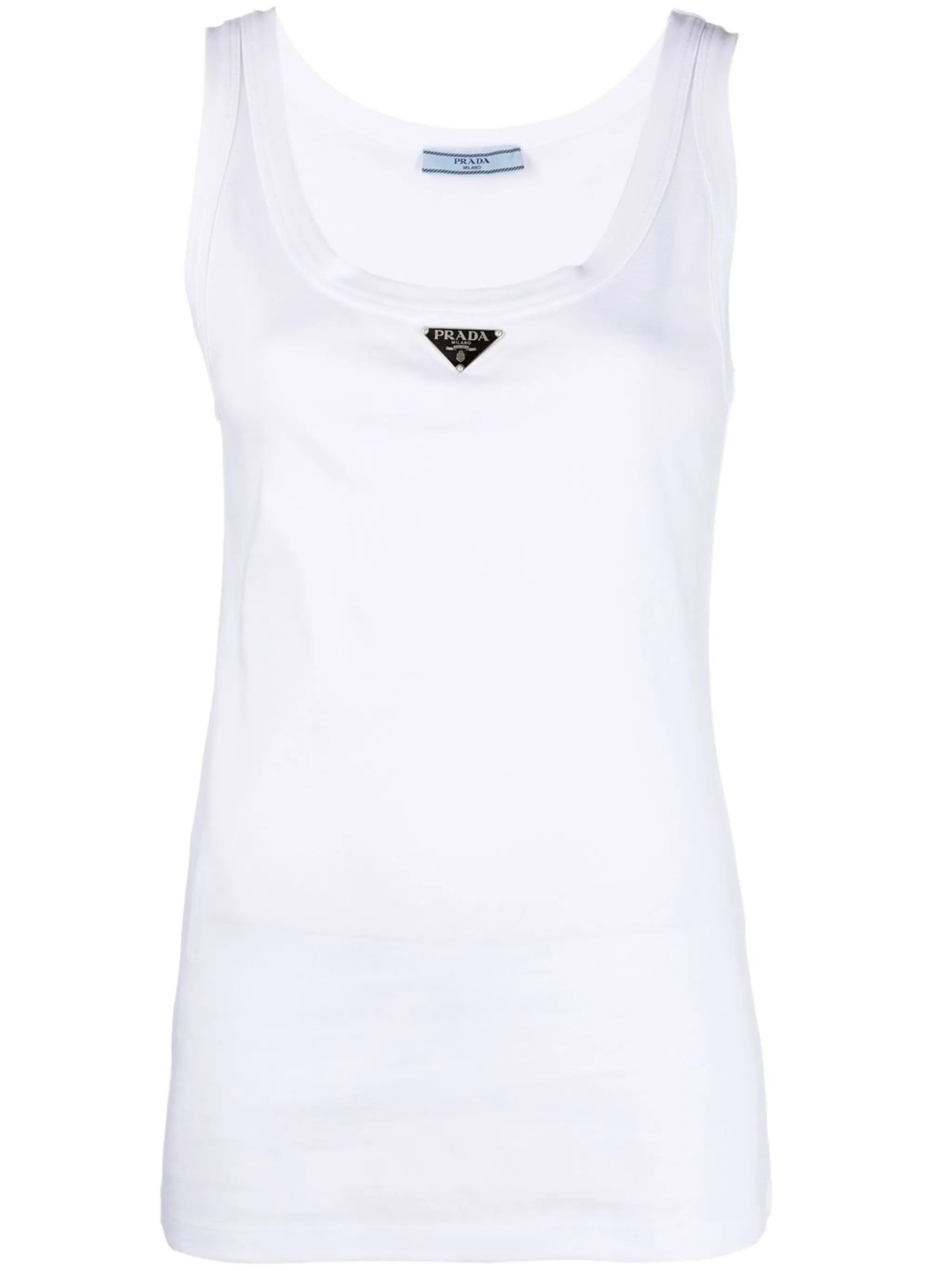 ribbed-knit tank top