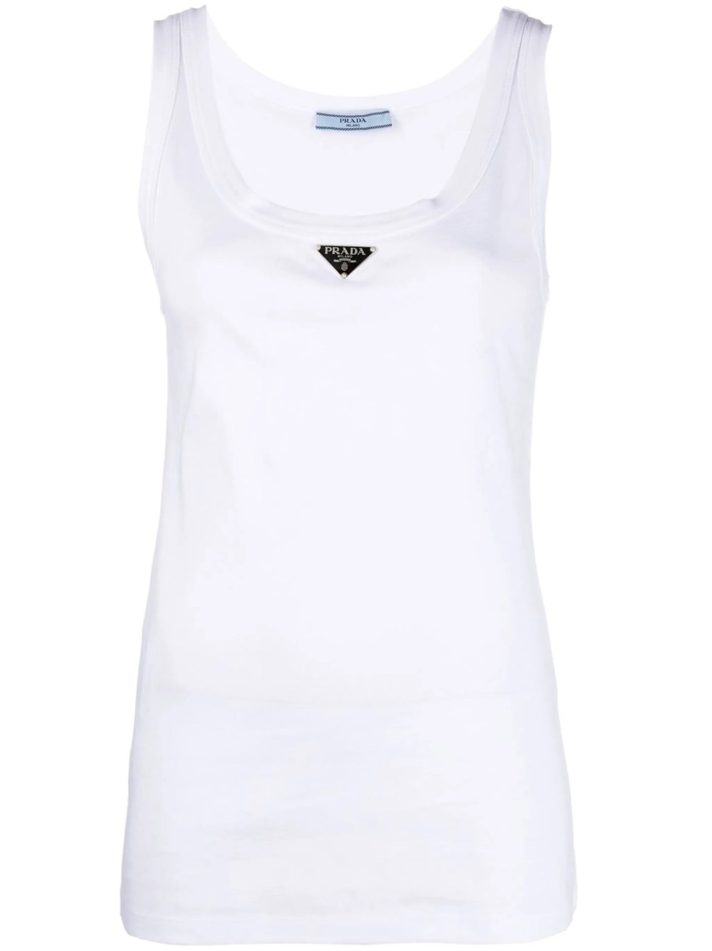 ribbed-knit tank top