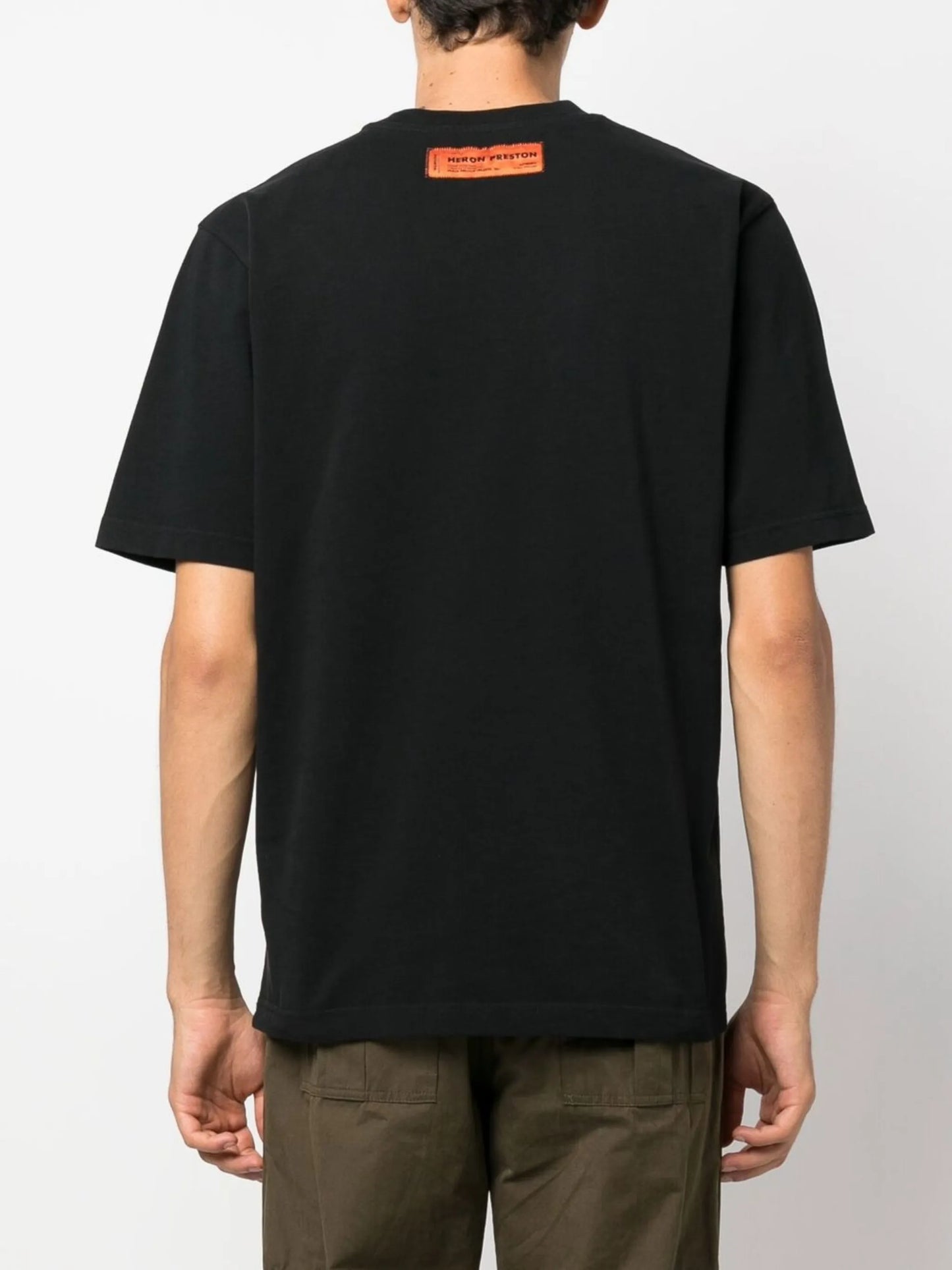 logo-patch cotton T-shirt