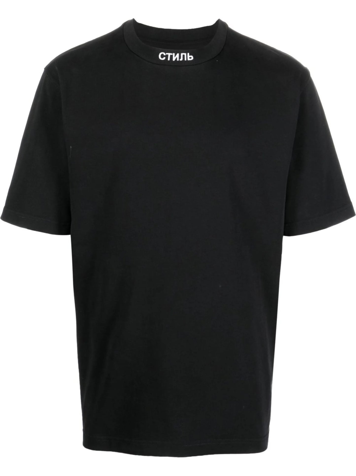 logo-patch cotton T-shirt