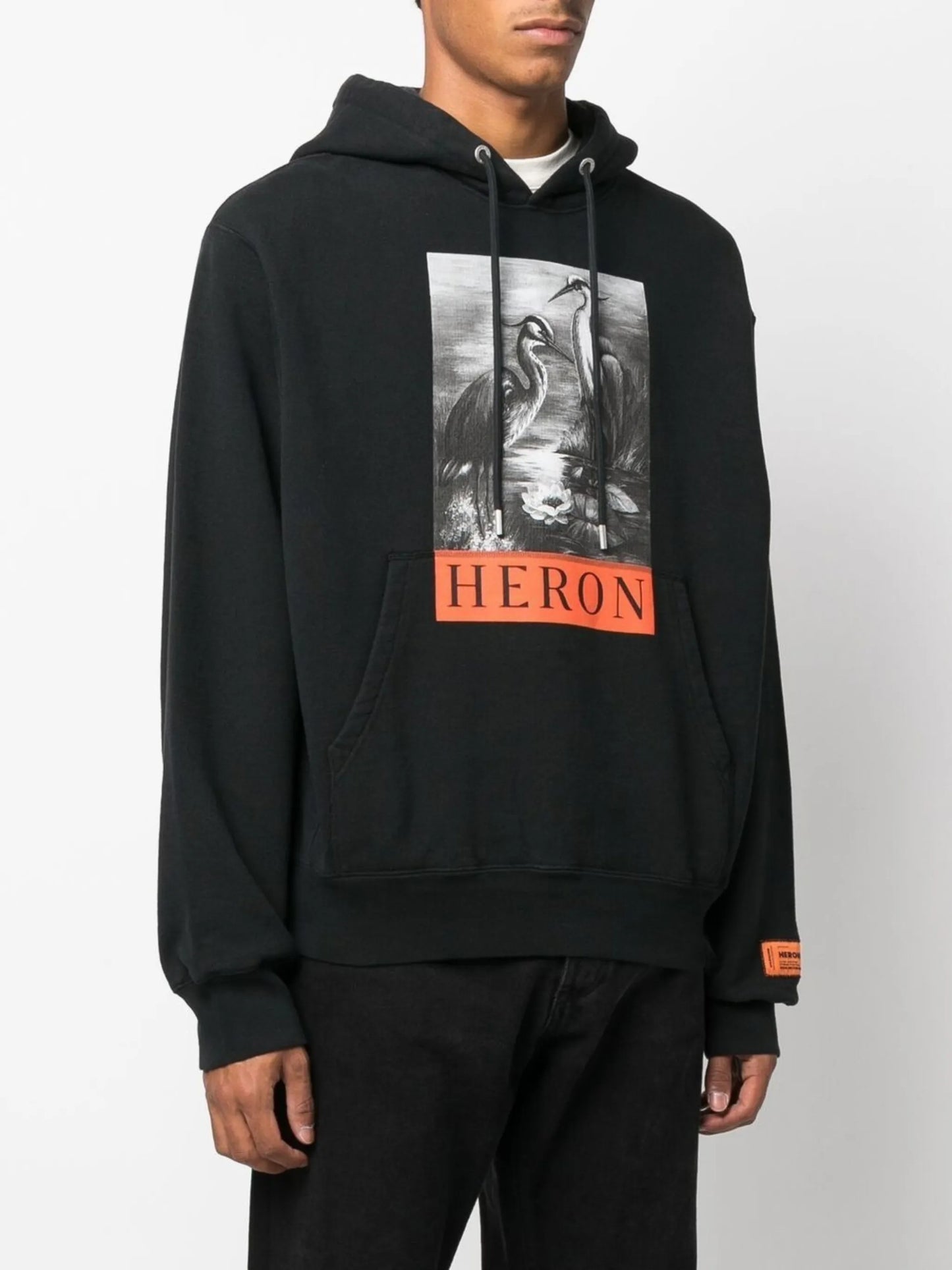 graphic-print hoodie