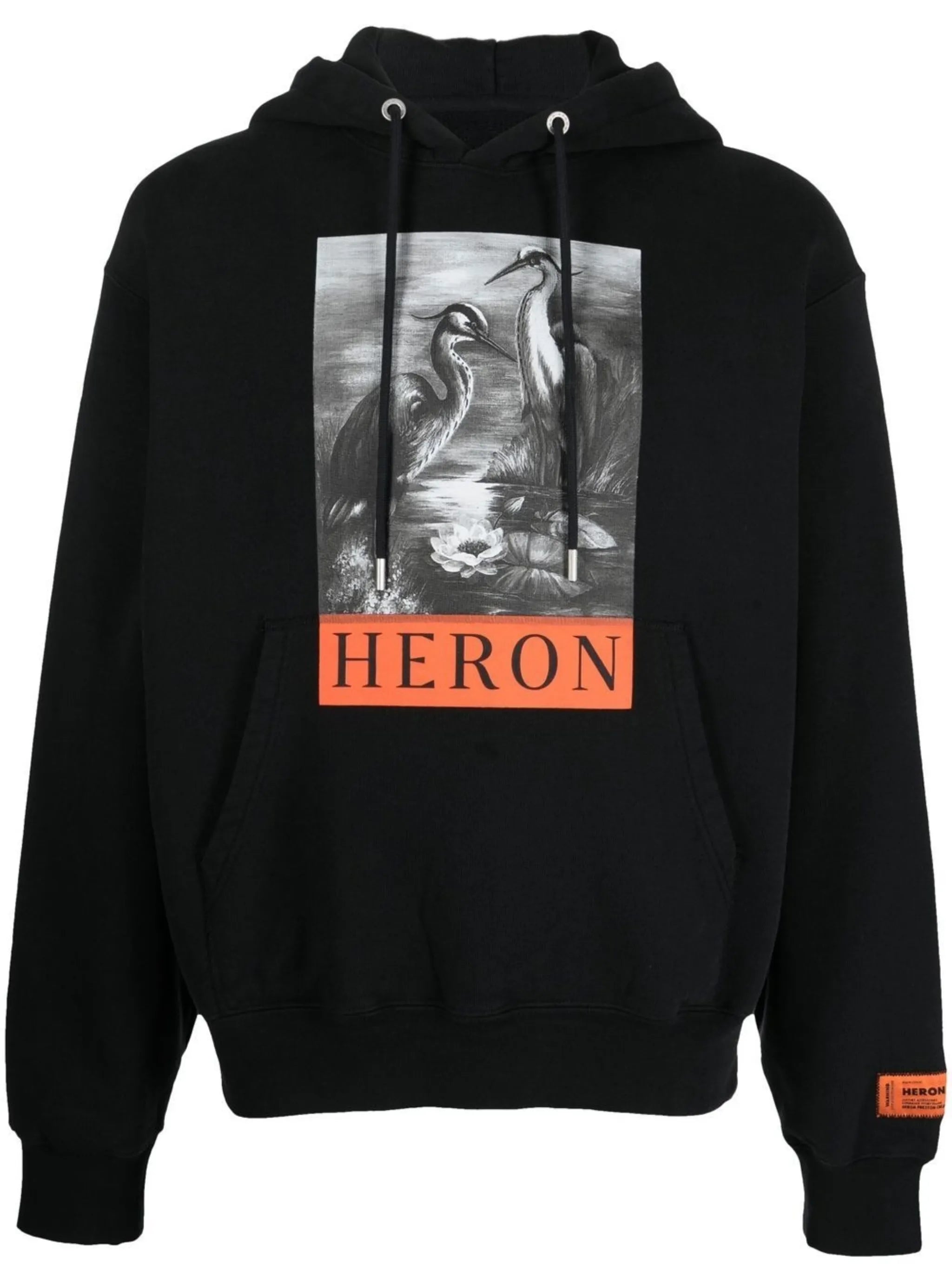 graphic-print hoodie