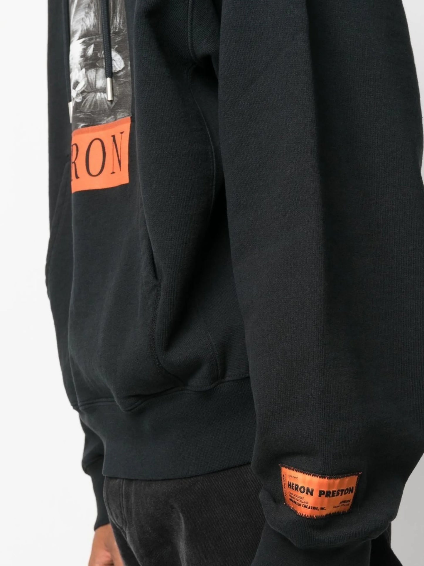 graphic-print hoodie