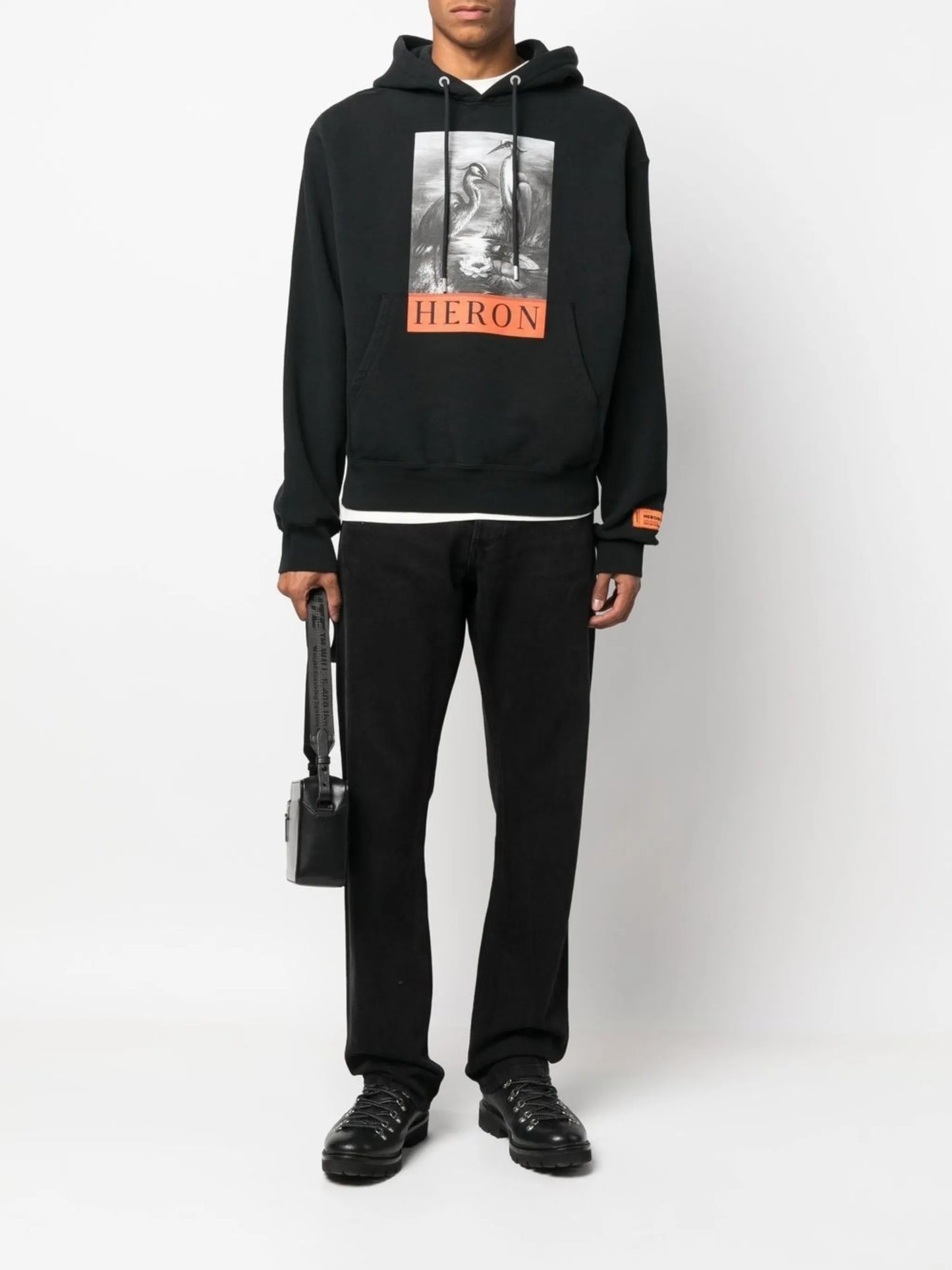 graphic-print hoodie