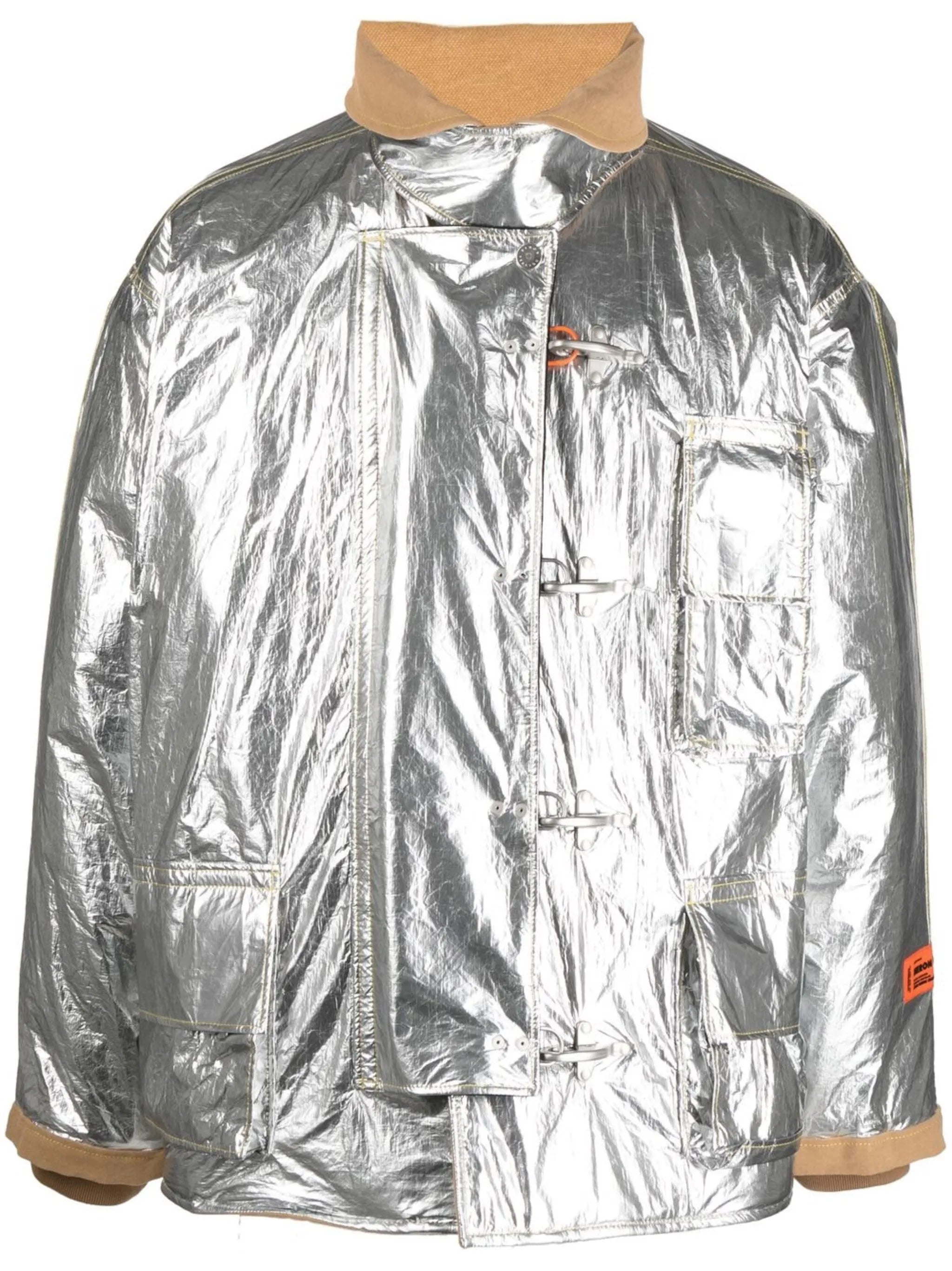 metallic fireman jacket