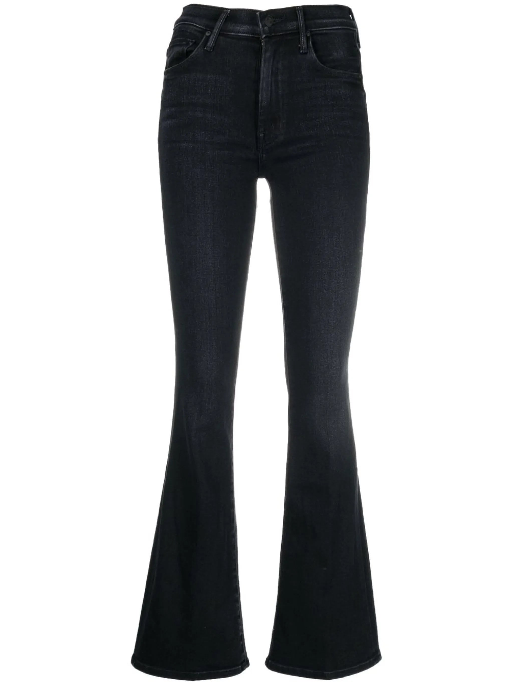 slim-fit flared jeans