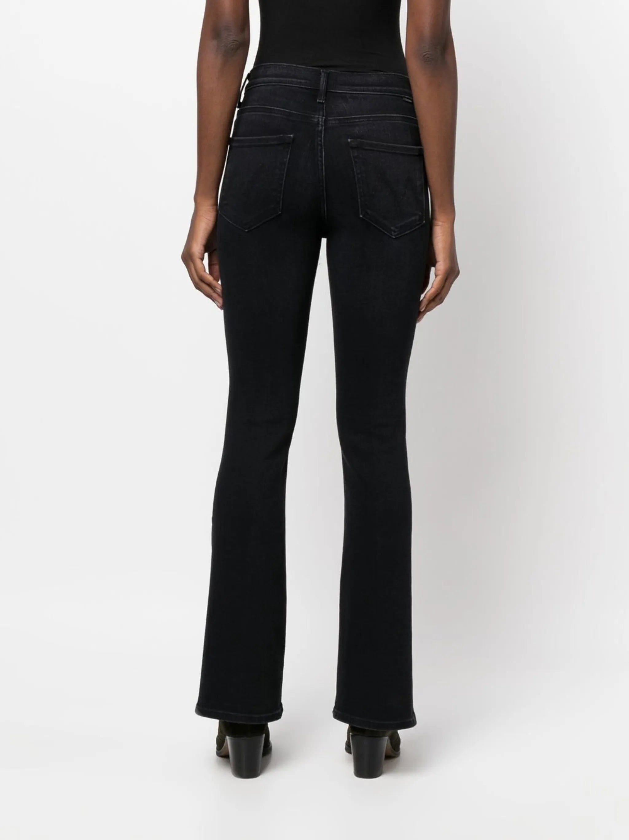 slim-fit flared jeans