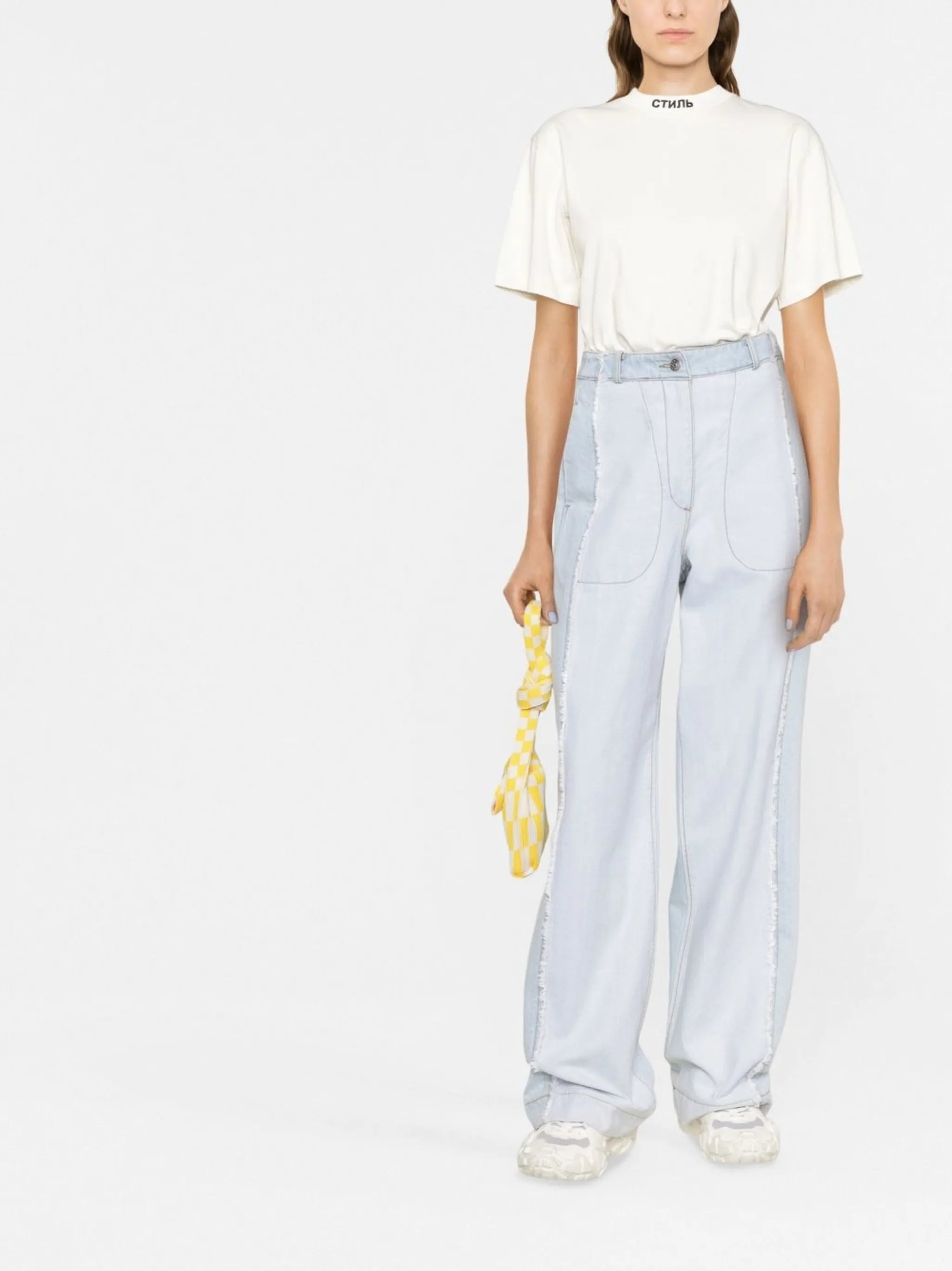 ????? high-neck T-shirt