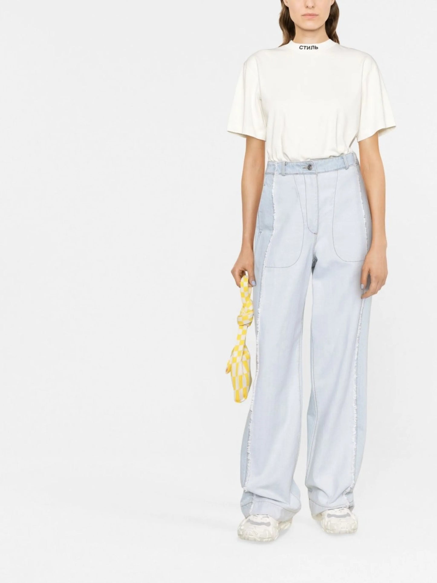 ????? high-neck T-shirt