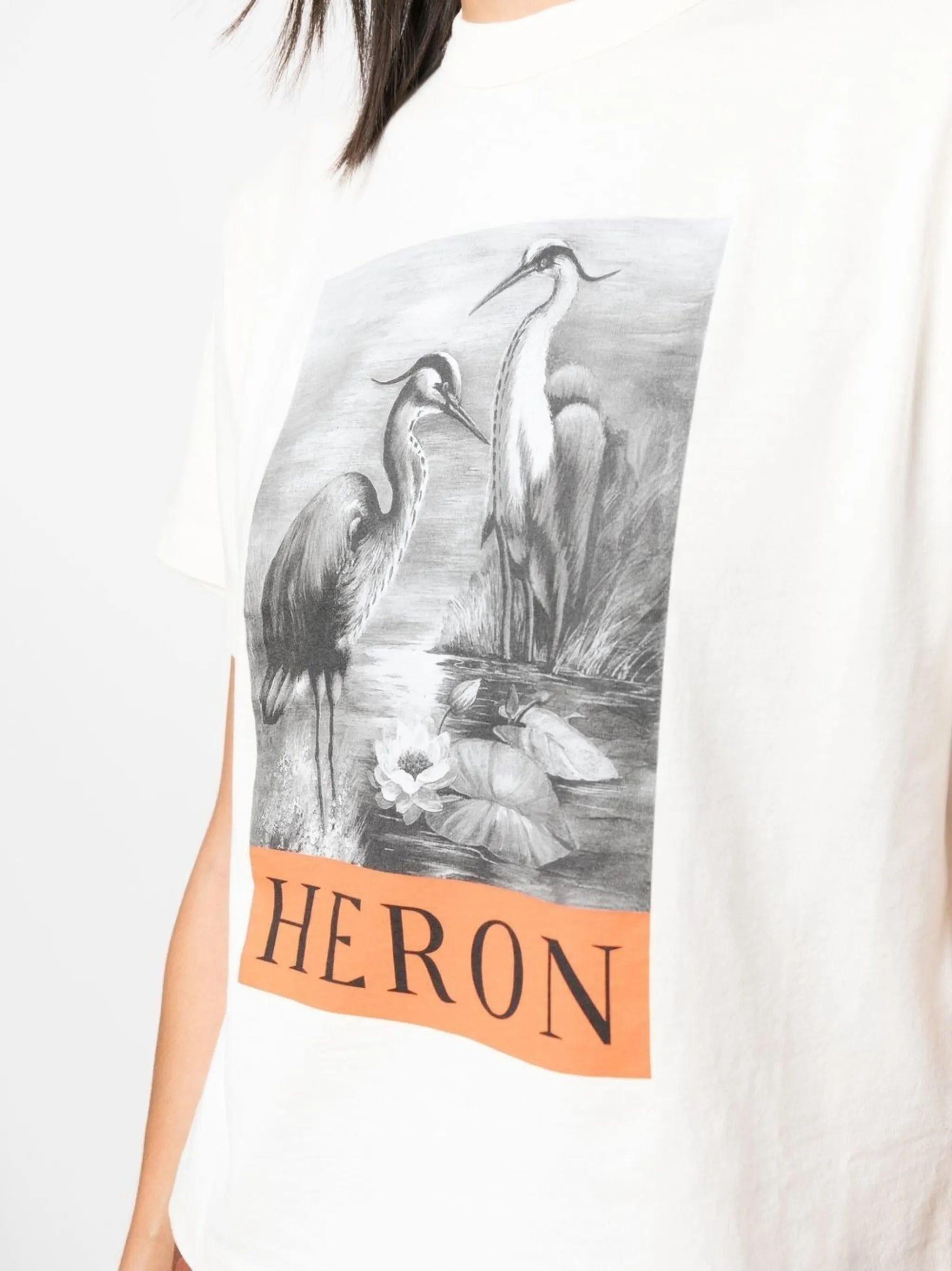 bird logo-print T-shirt