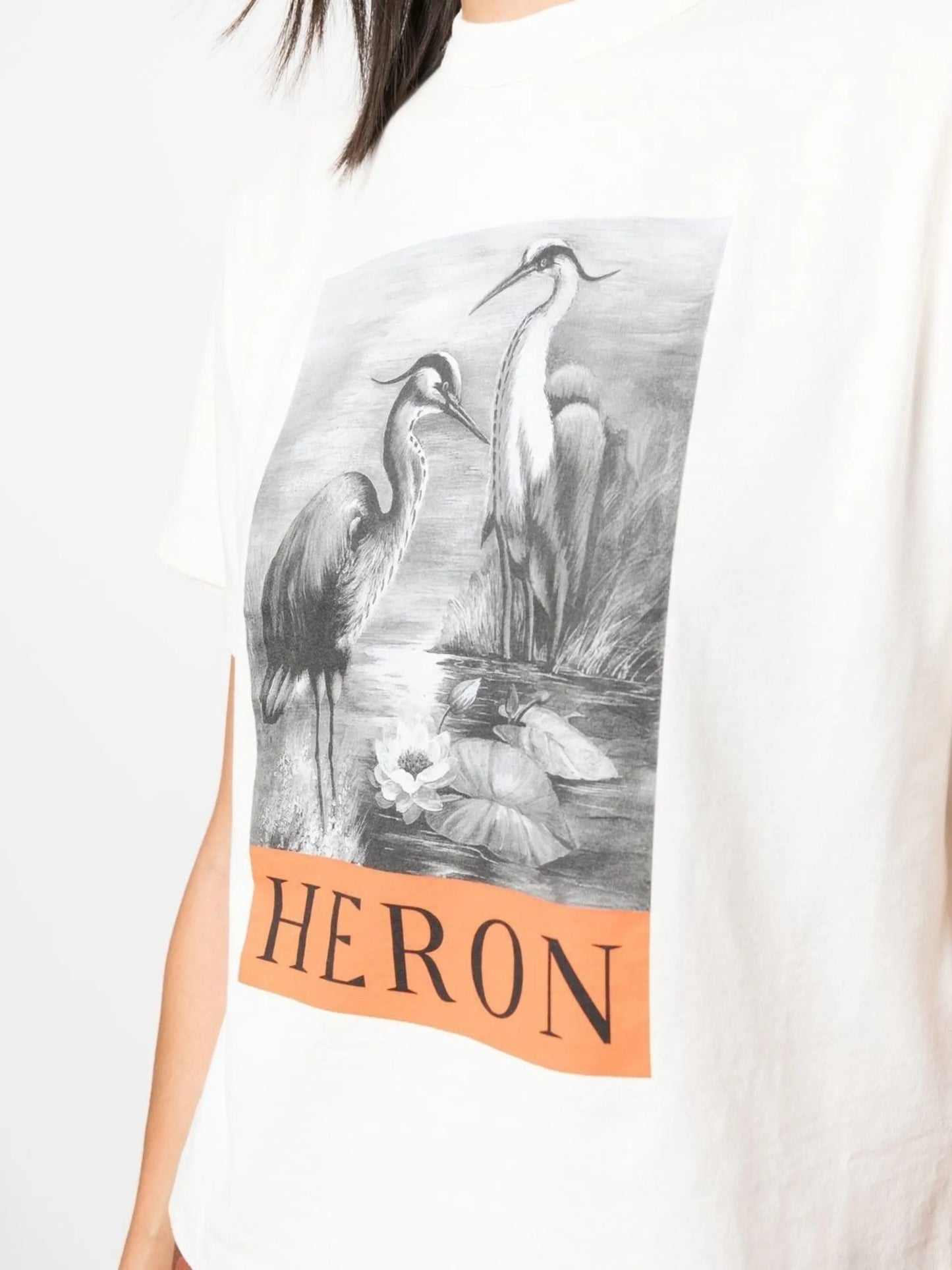 bird logo-print T-shirt