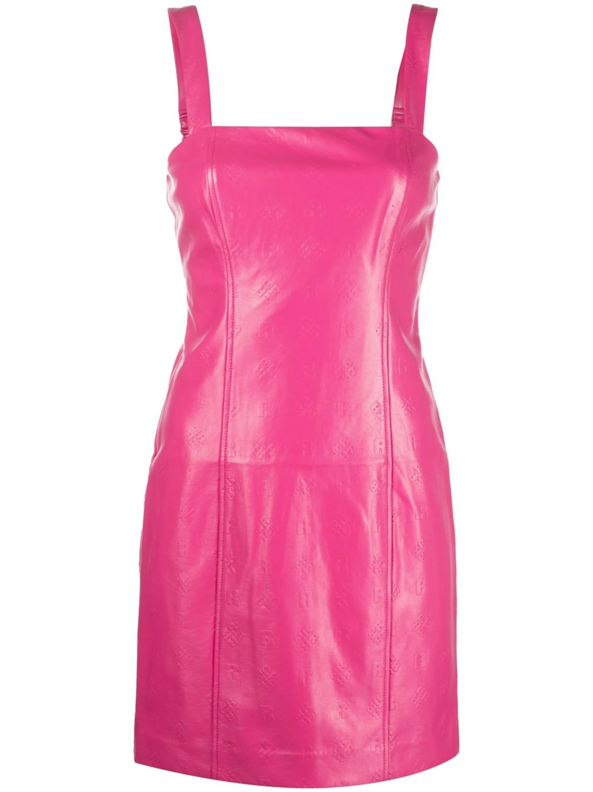 square-neck minidress