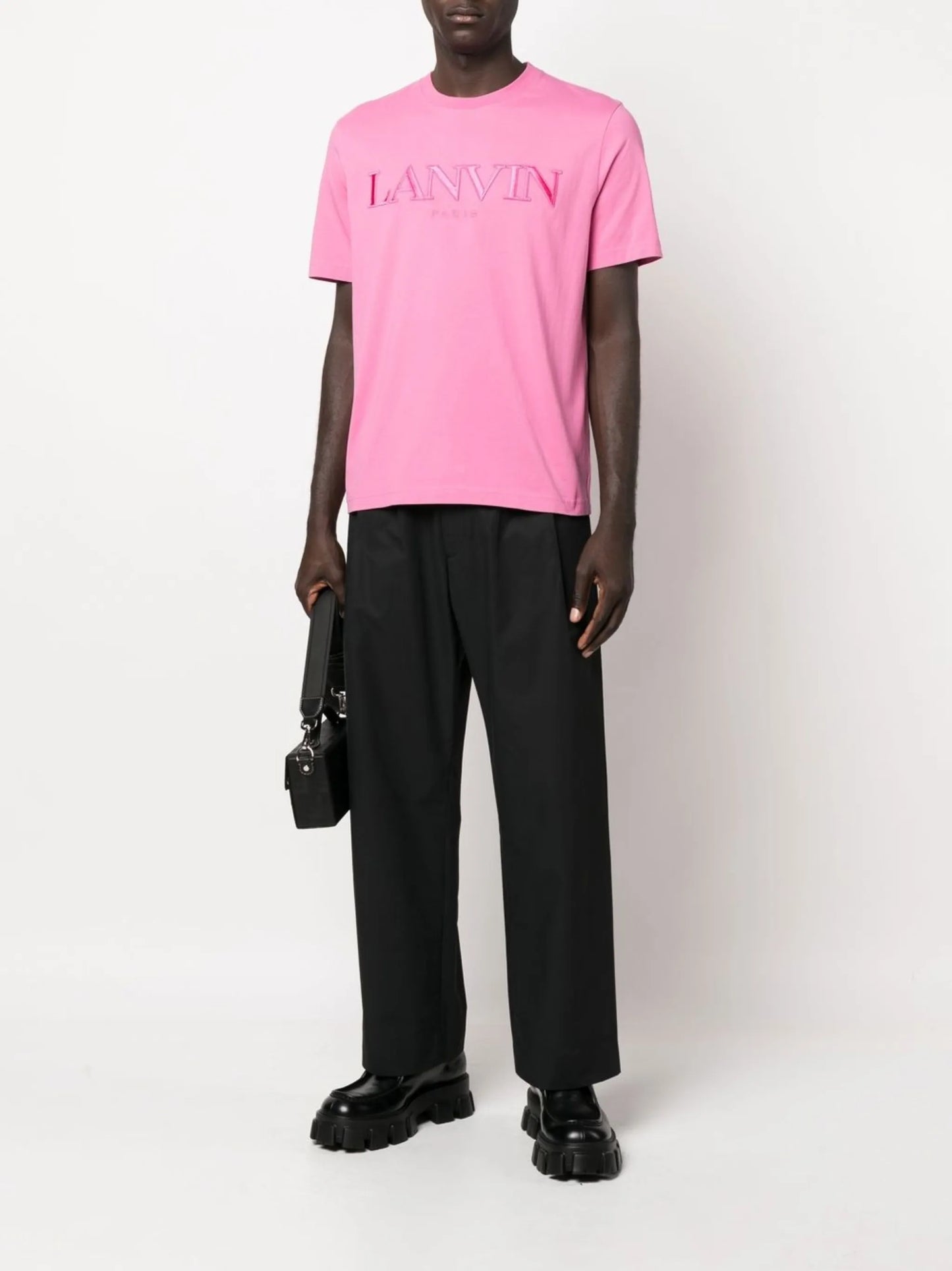 tonal logo-embroidered T-shirt