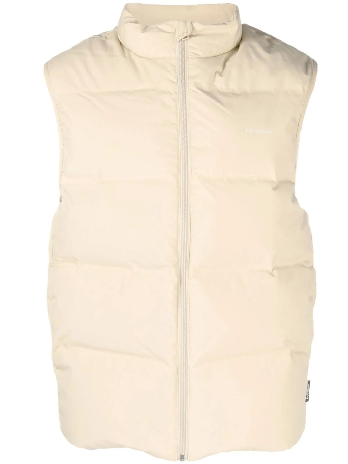 padded zip-up gilet