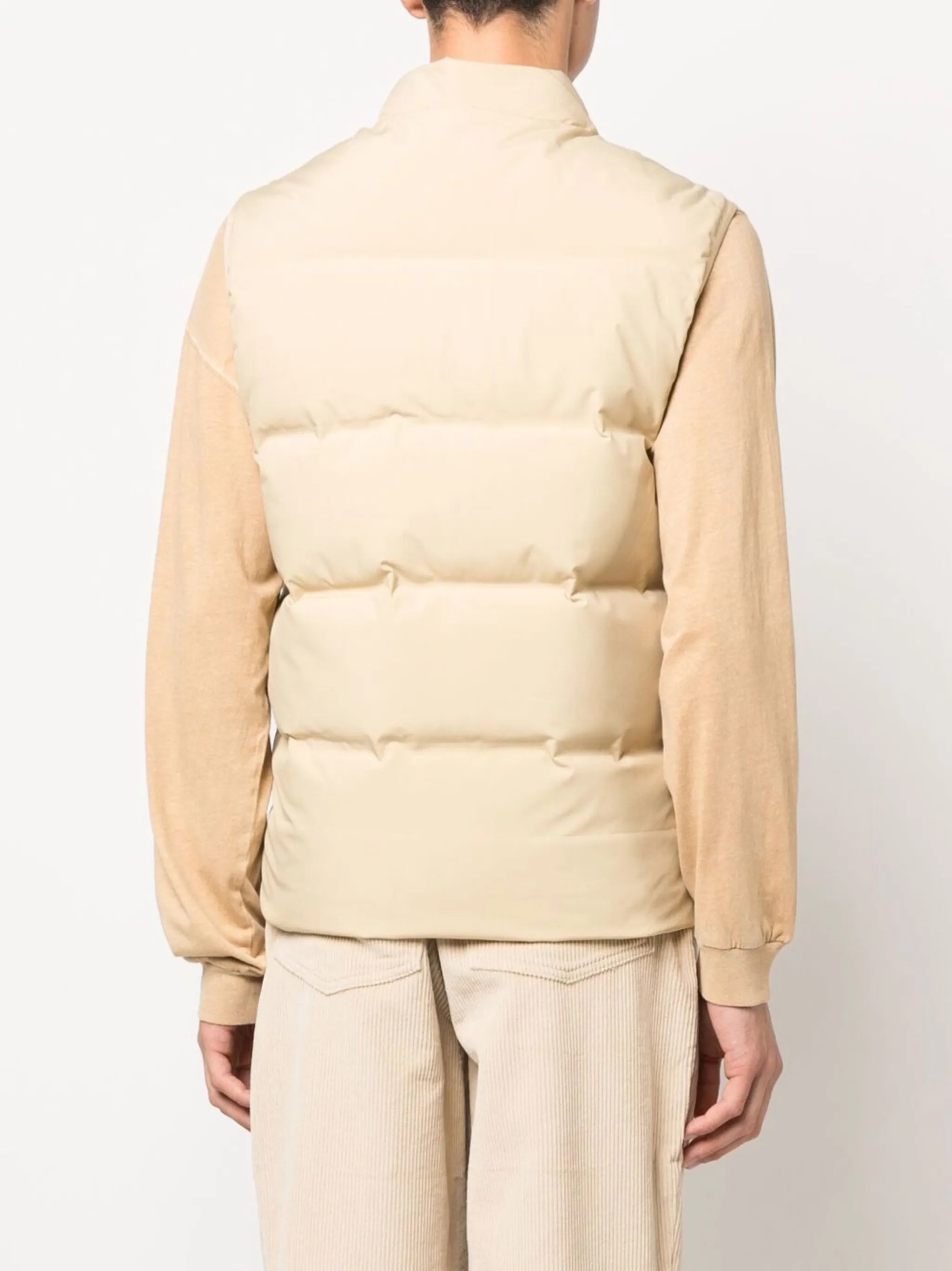 padded zip-up gilet