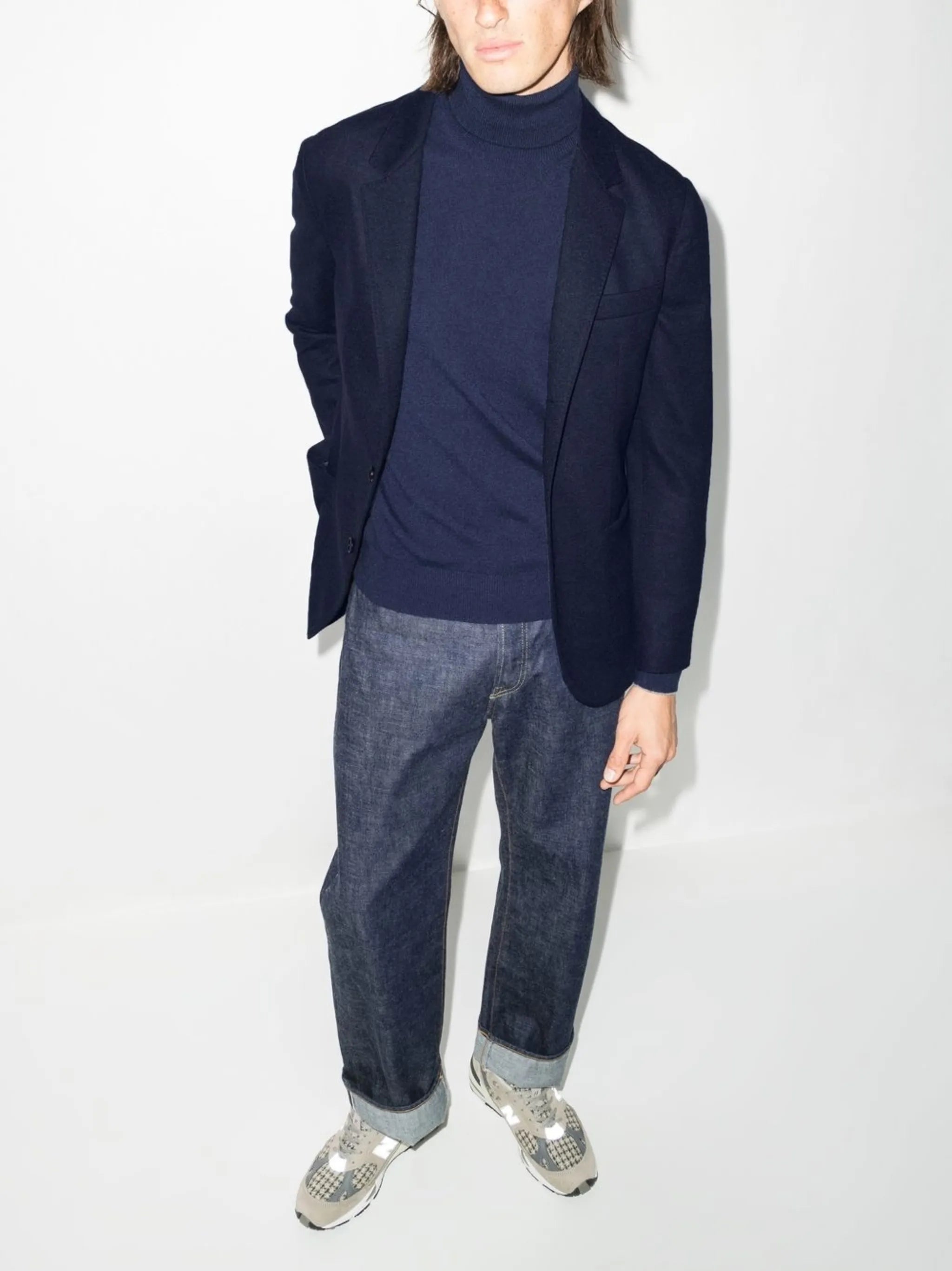 single-breasted blazer