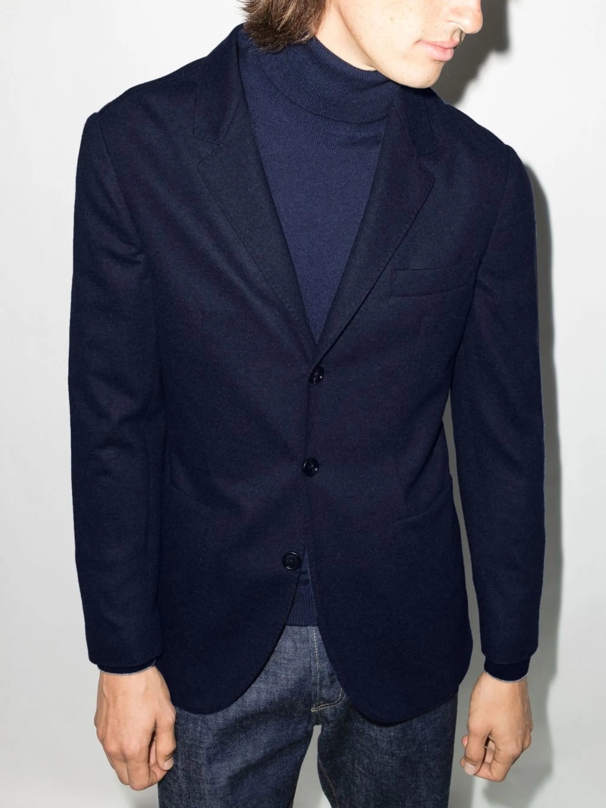 single-breasted blazer