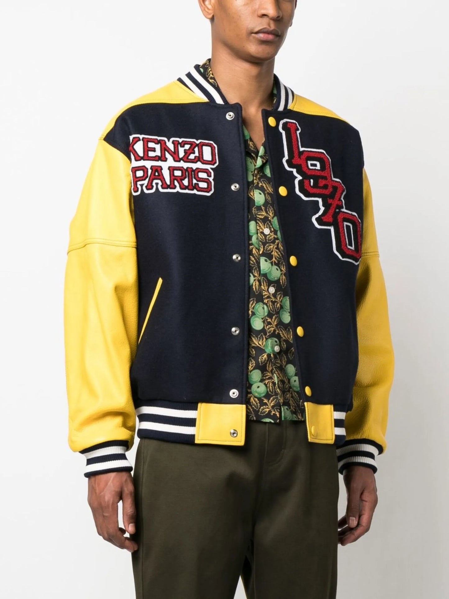 logo-patch varsity jacket