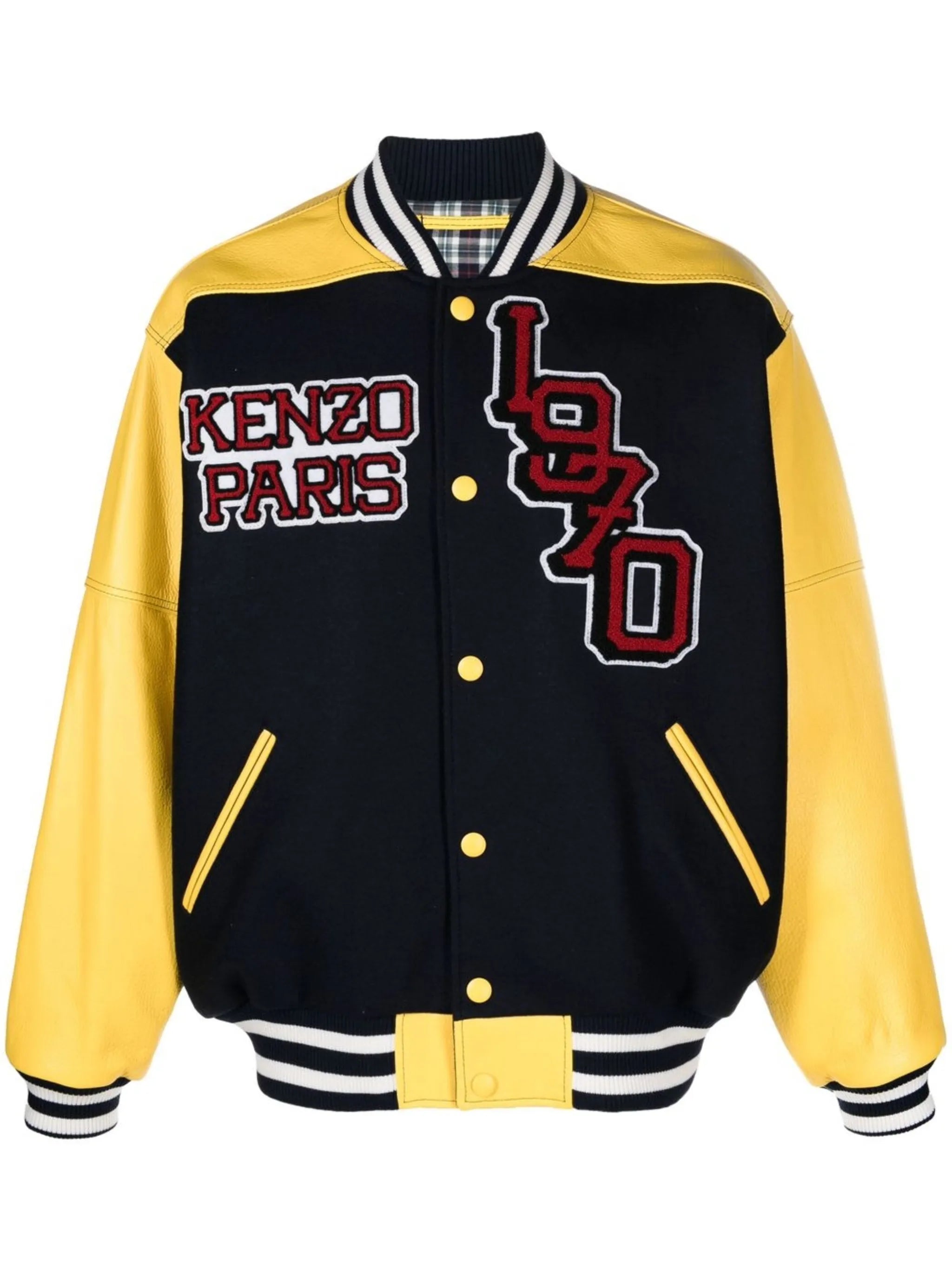 logo-patch varsity jacket