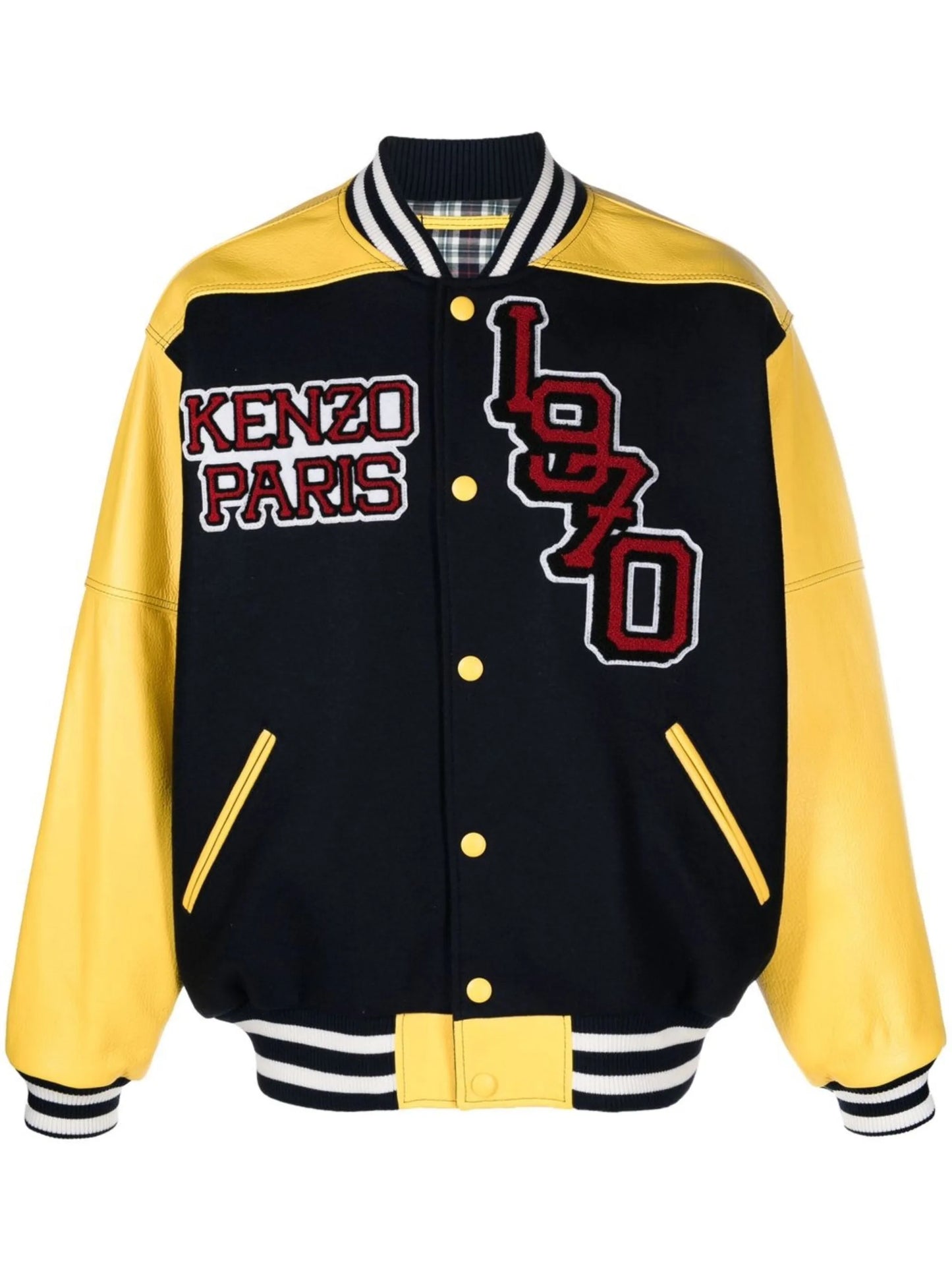 logo-patch varsity jacket