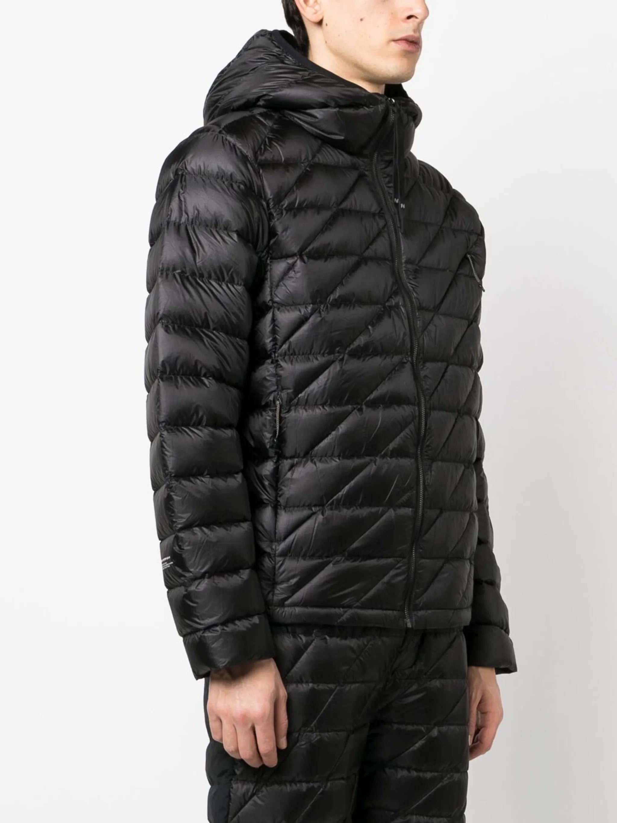 packable hooded down jacket