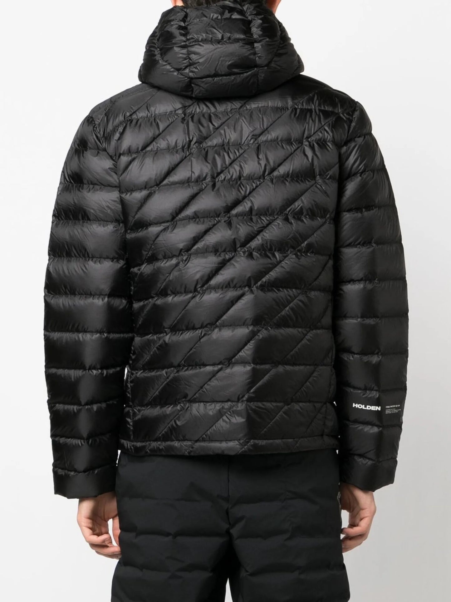 packable hooded down jacket