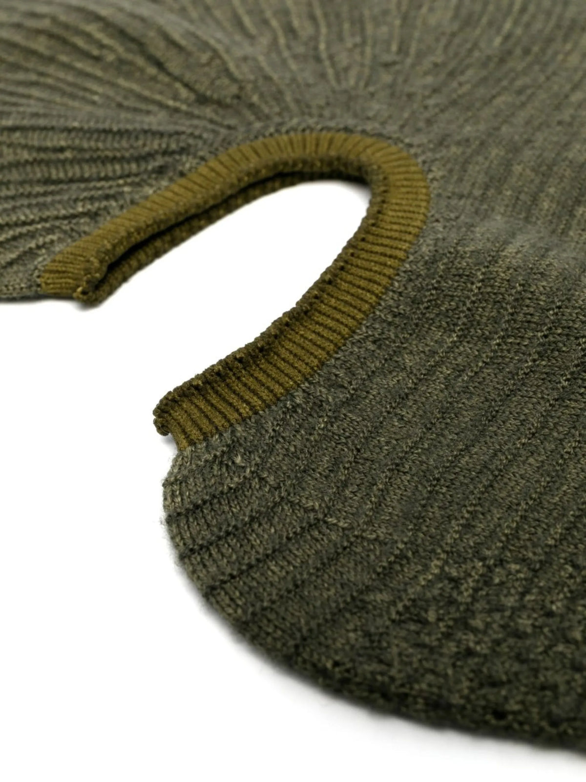 ribbed-detail balaclava