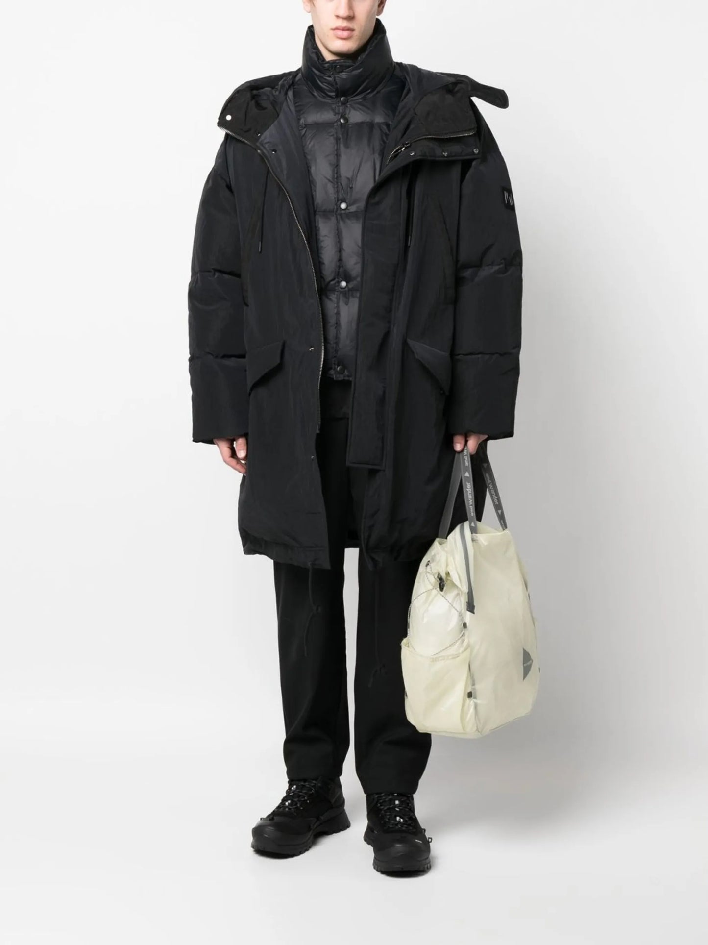oversize padded down coat