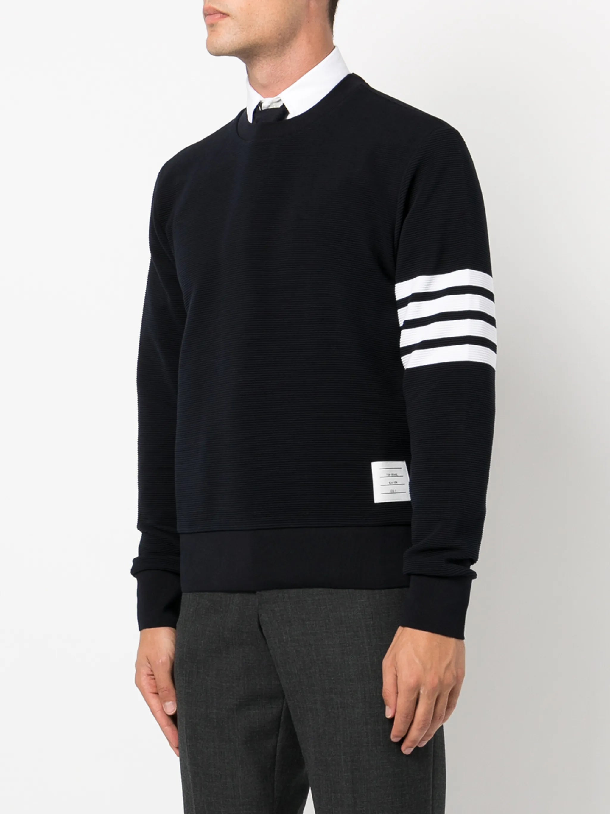 4-Bar cotton sweatshirt