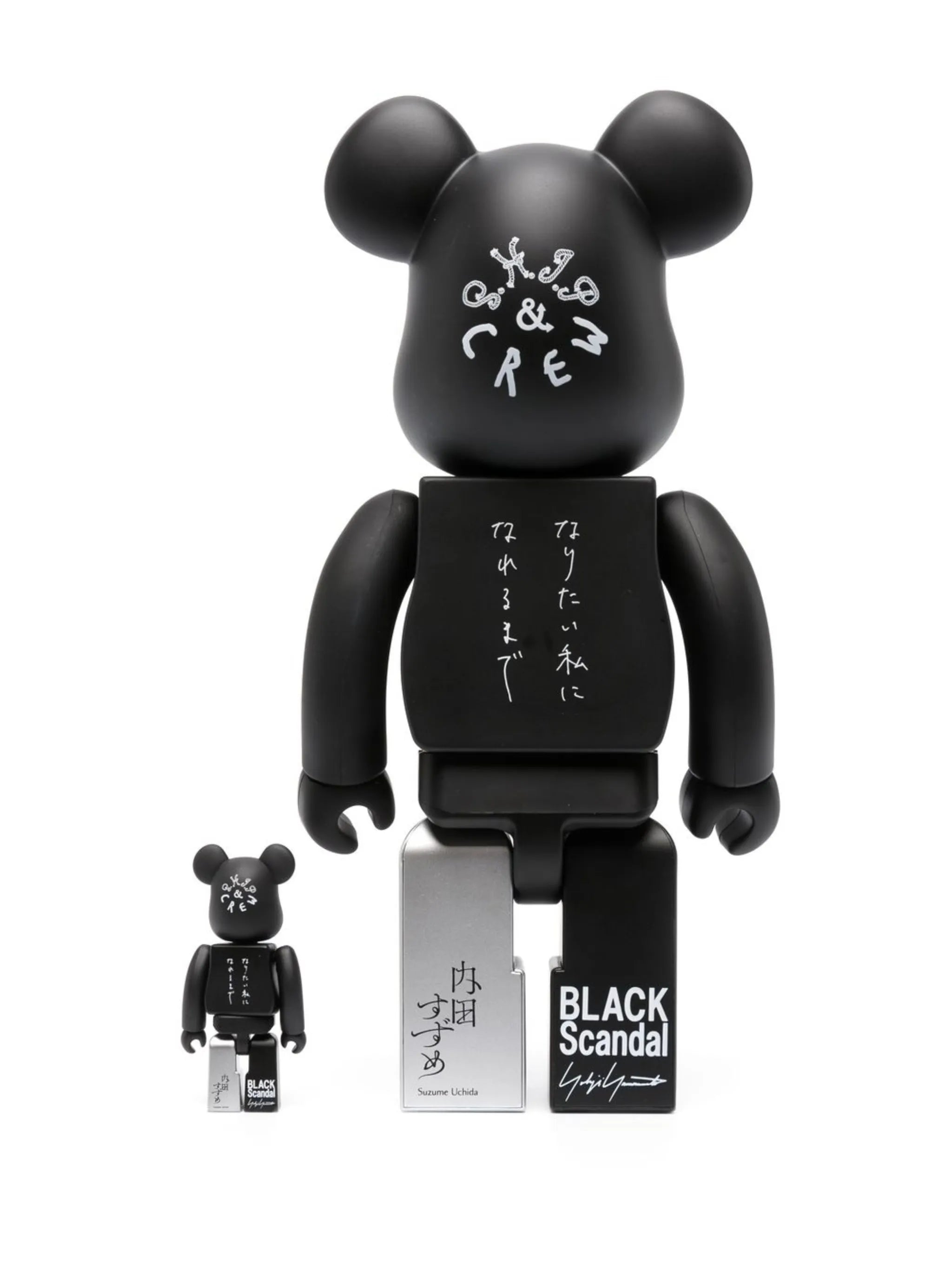 Bearbrick Yohji Yamamoto x Suzume Uchida Ideal Self 100% 400%