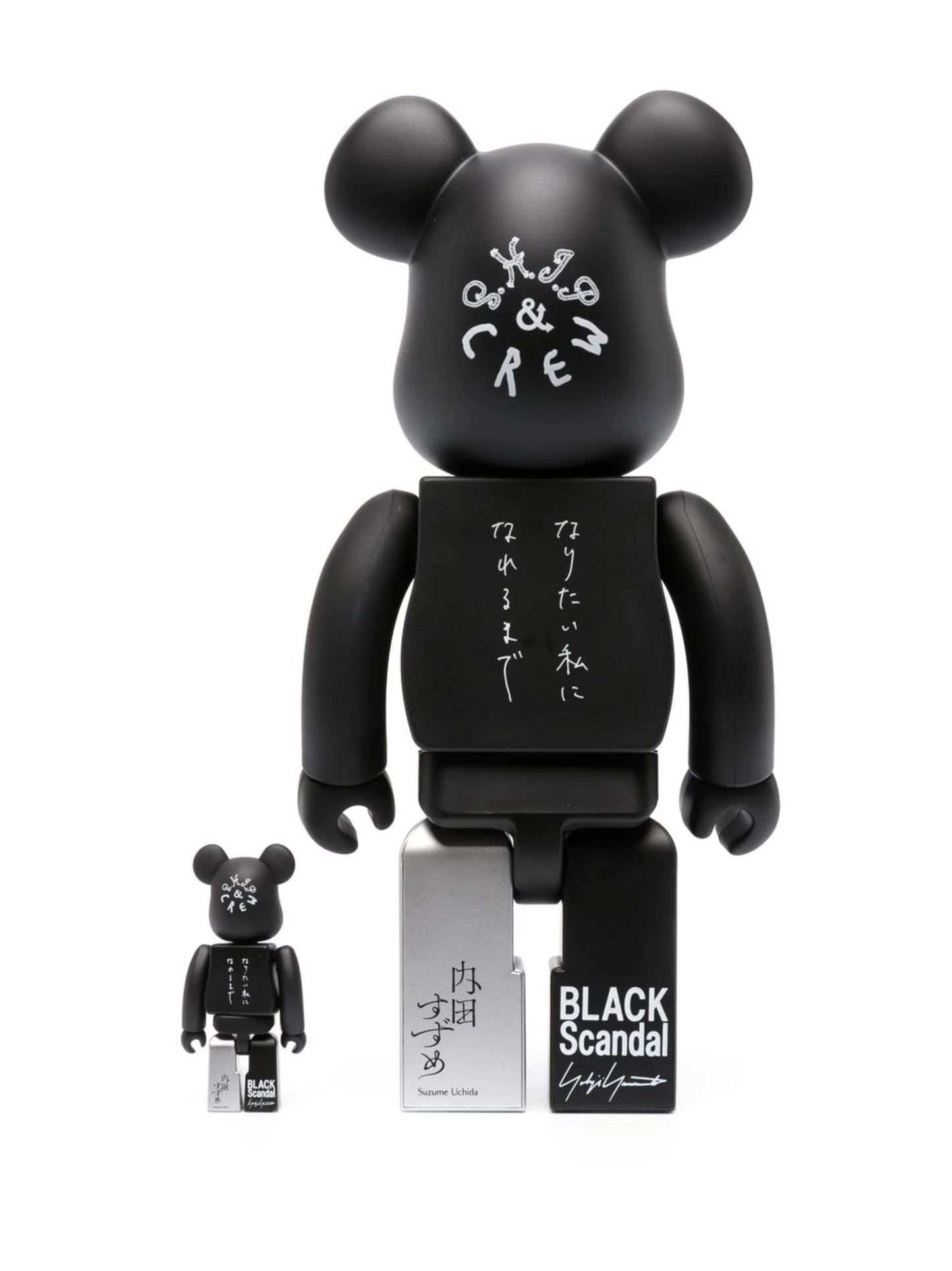 Bearbrick Yohji Yamamoto x Suzume Uchida Ideal Self 100% 400%