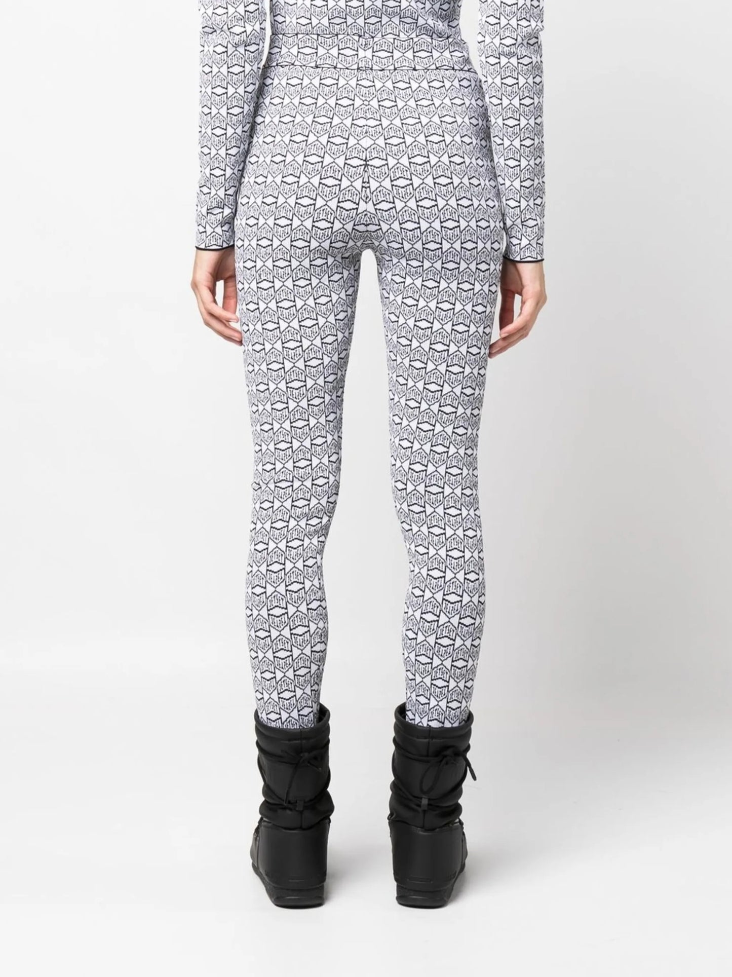 logo-print base-layer leggings
