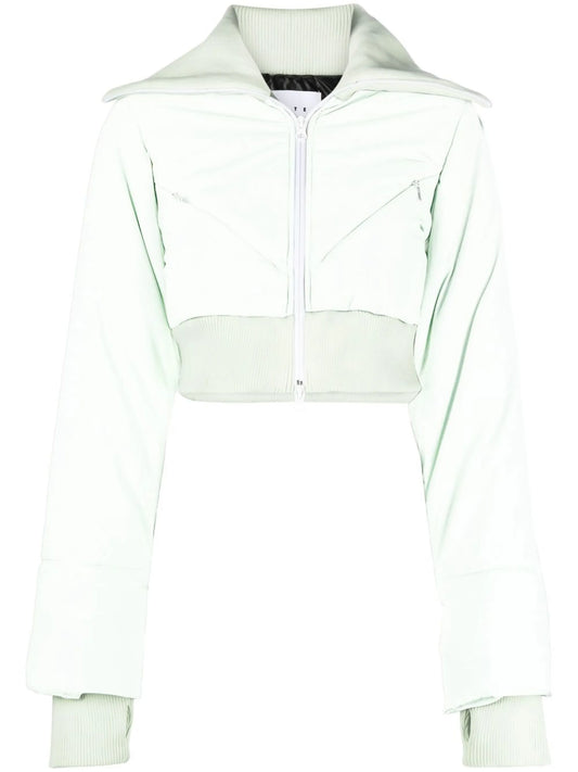 Bunny reflective cropped ski jacket