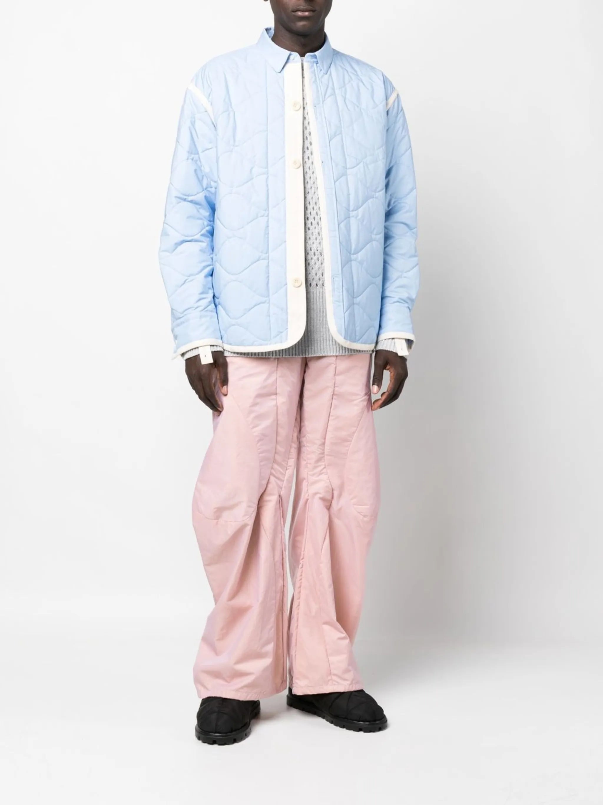 quilted shirt jacket