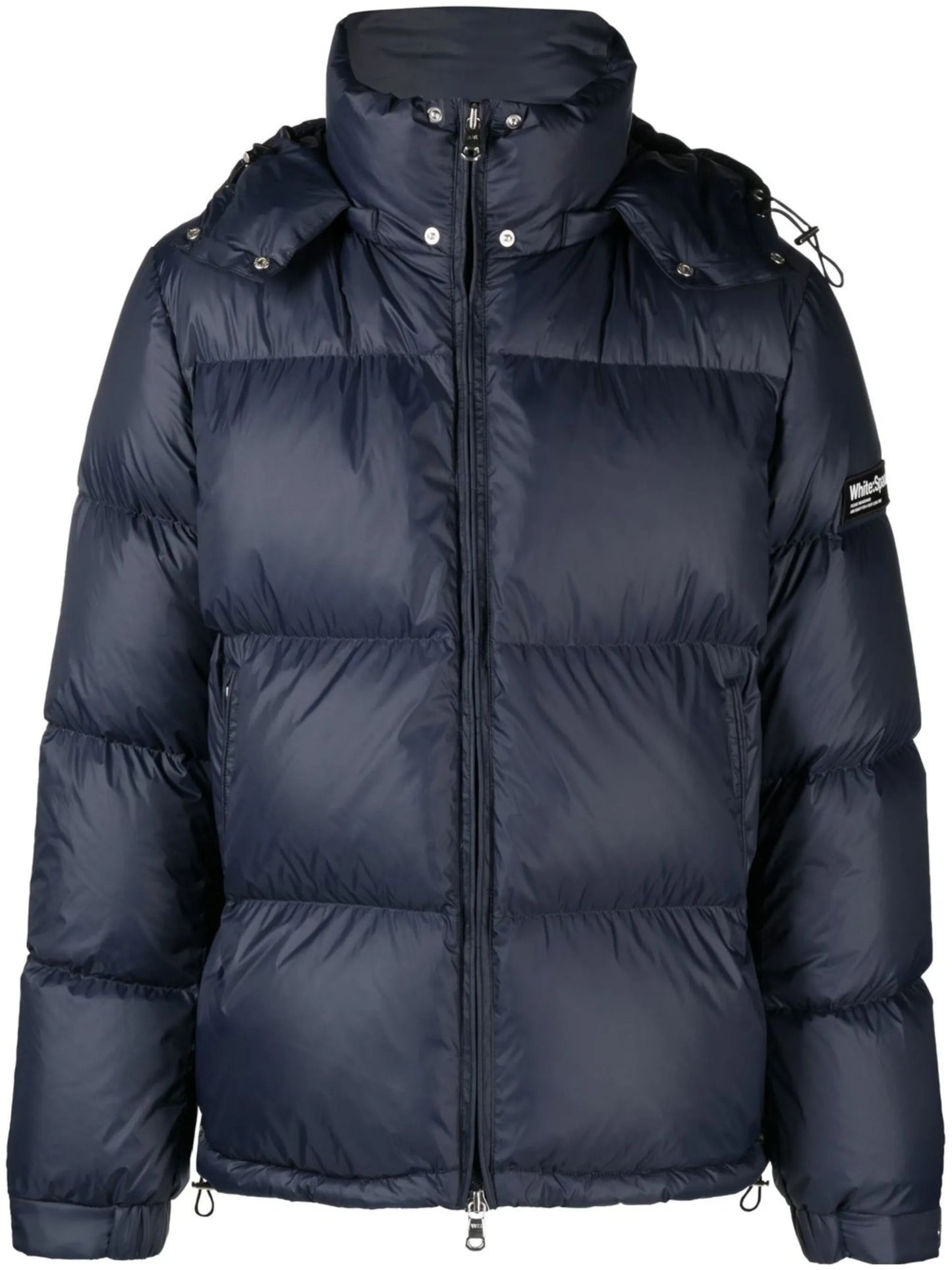 Scott logo-patch padded jacket
