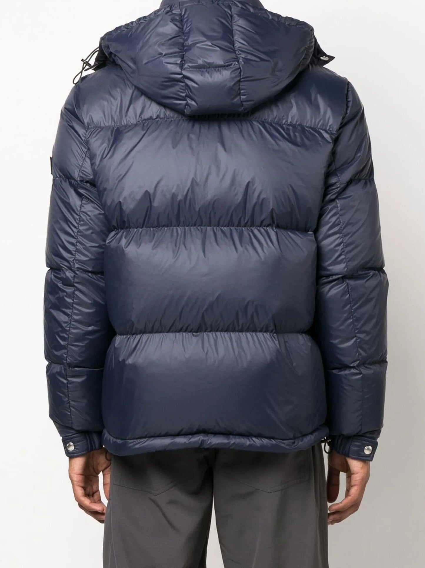 Scott logo-patch padded jacket