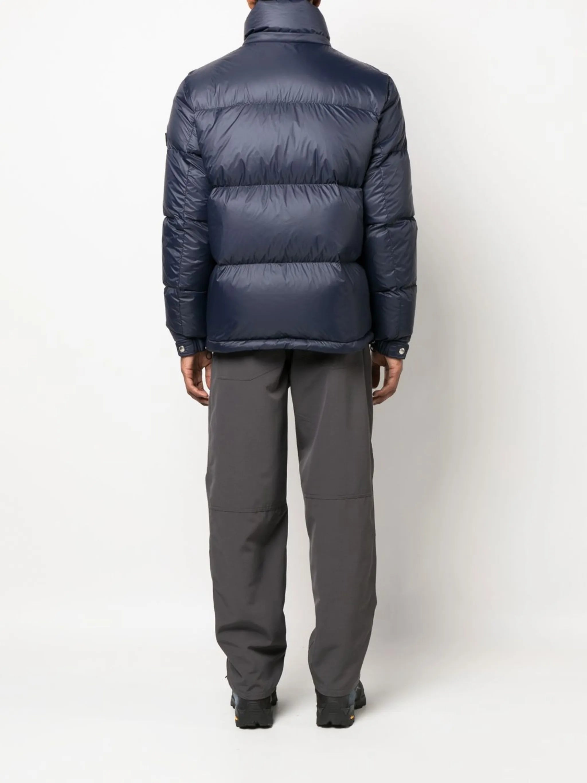 Scott logo-patch padded jacket