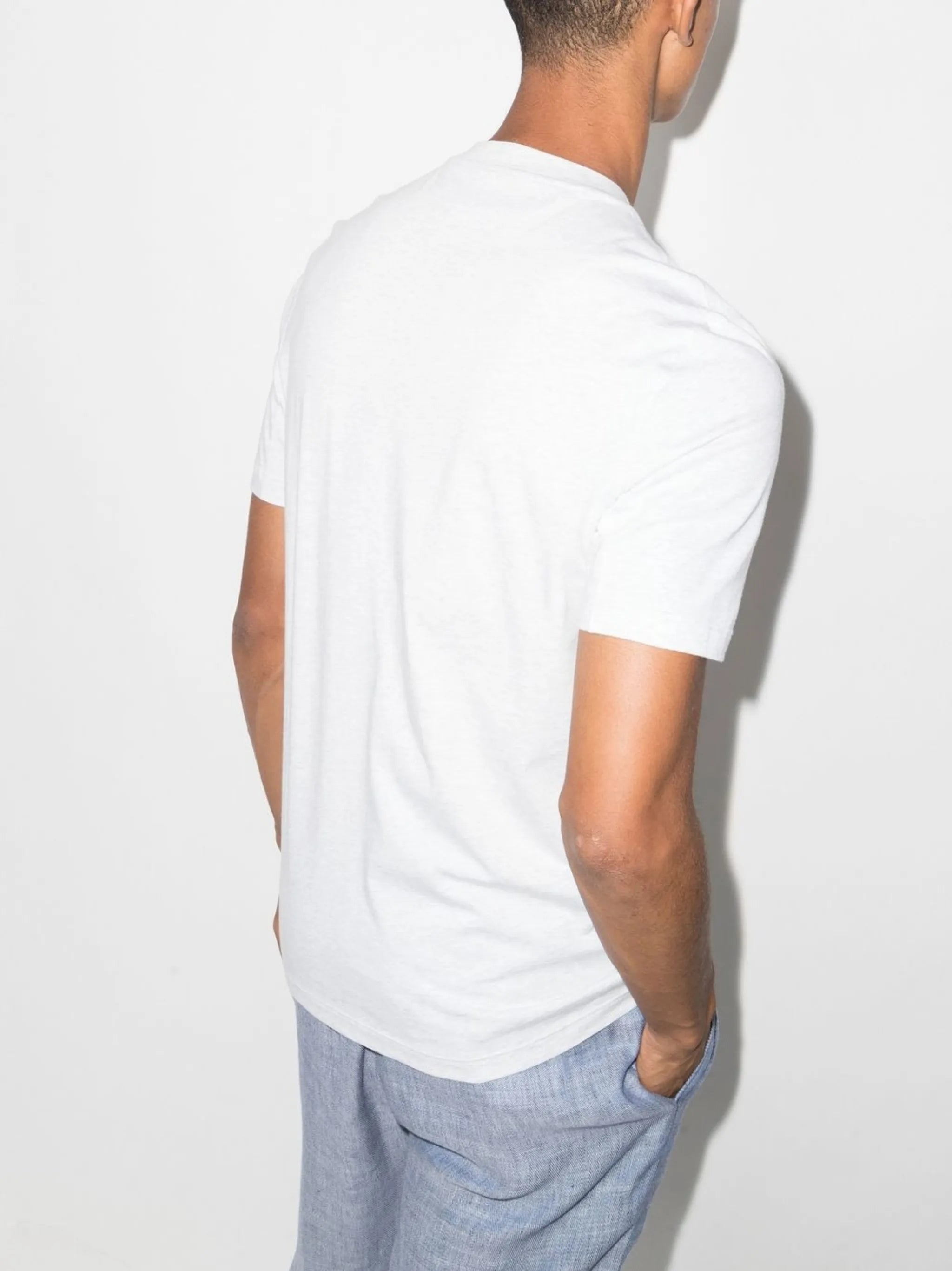 slogan print cotton T-shirt