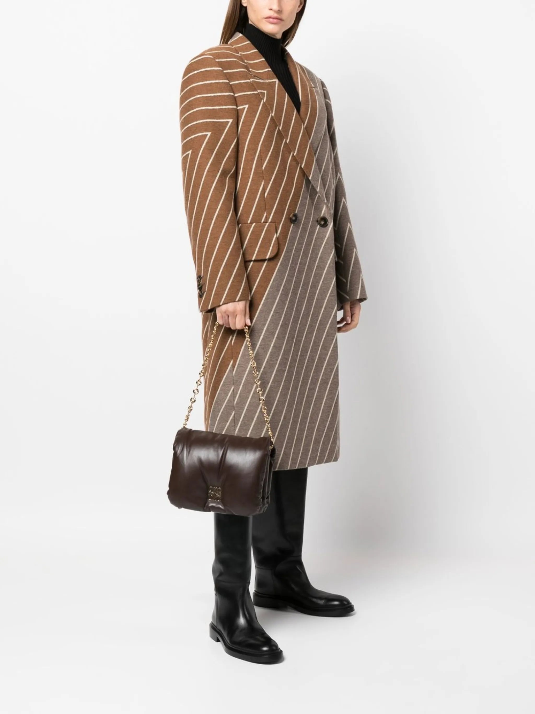 Goya Anagram padded shoulder bag