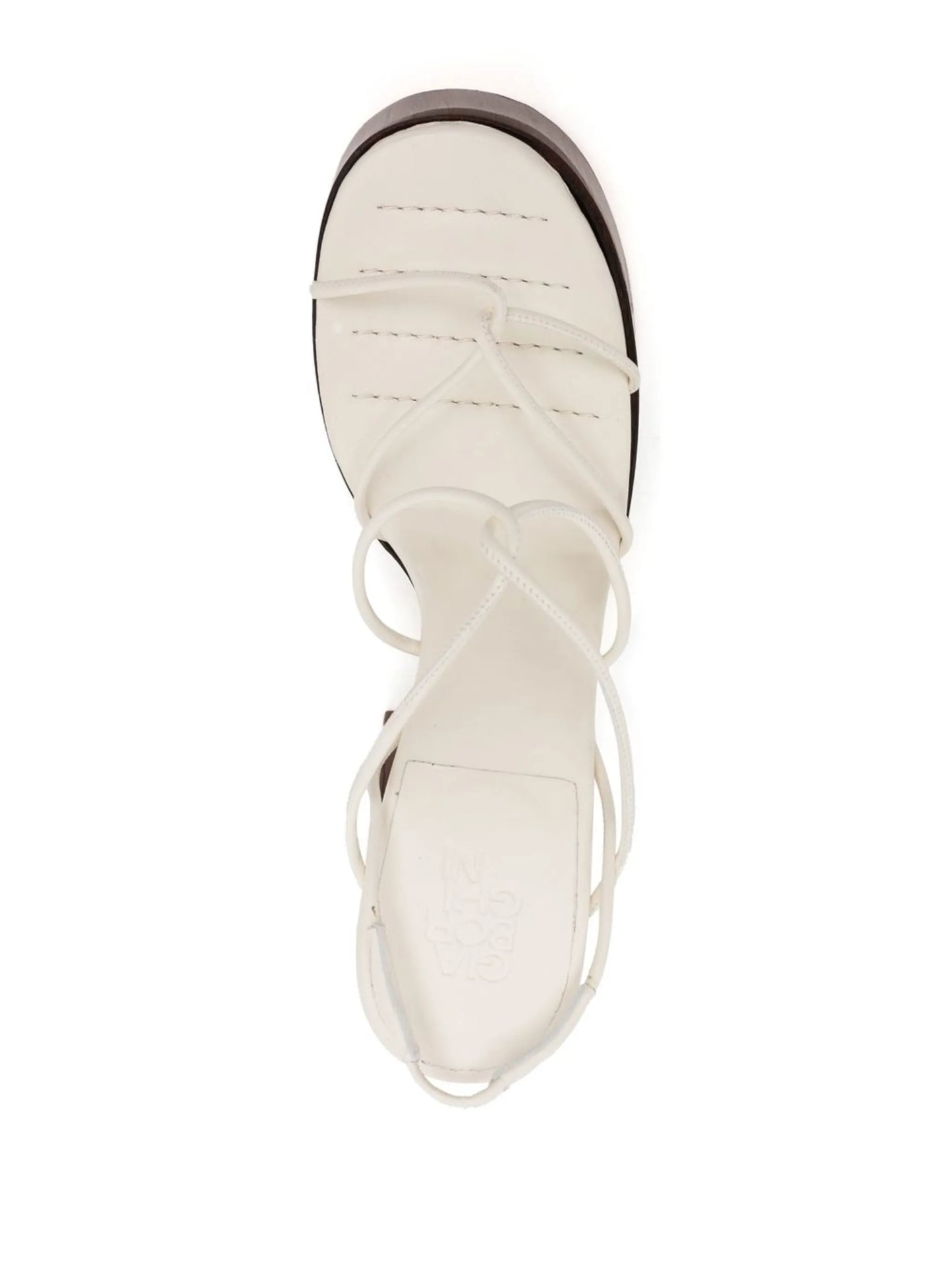 120mm platform strappy sandals