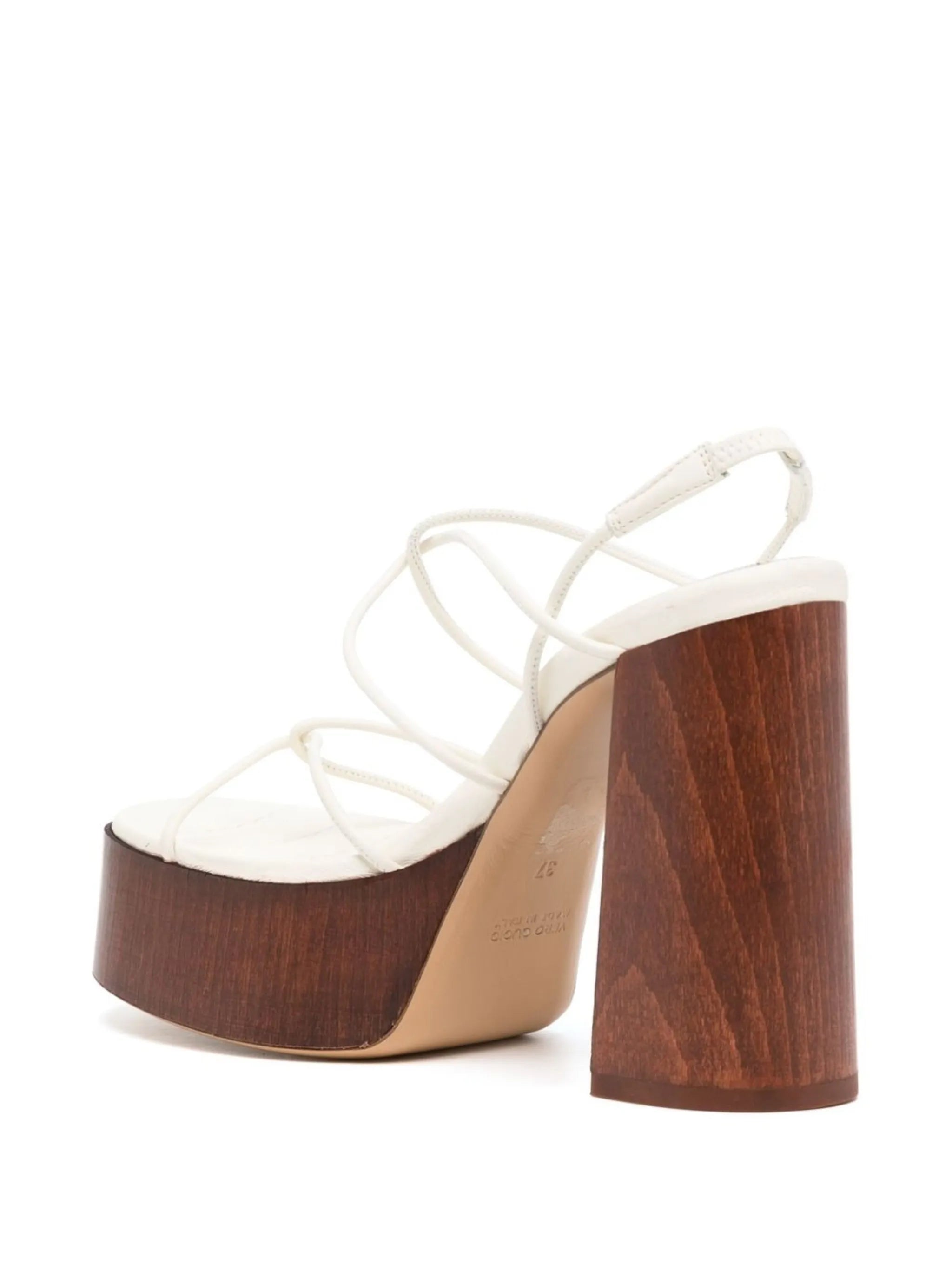 120mm platform strappy sandals