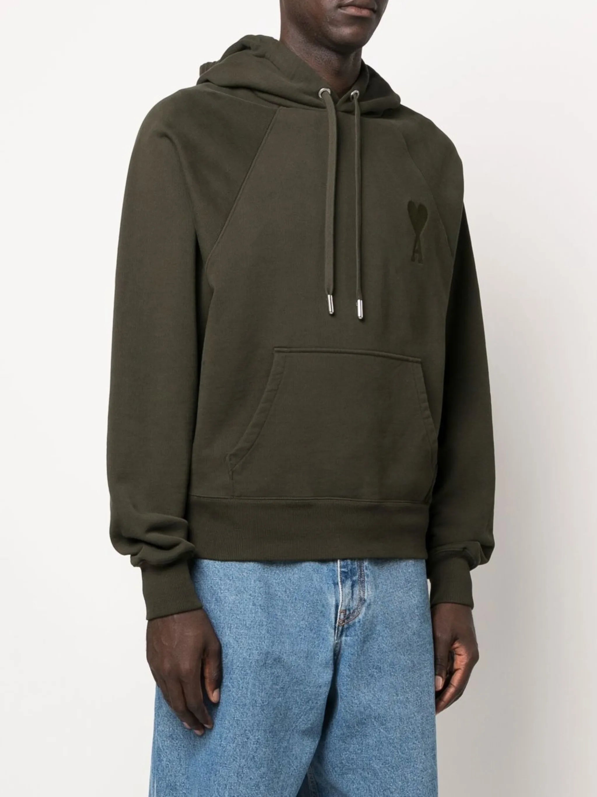logo-embroidered hoodie
