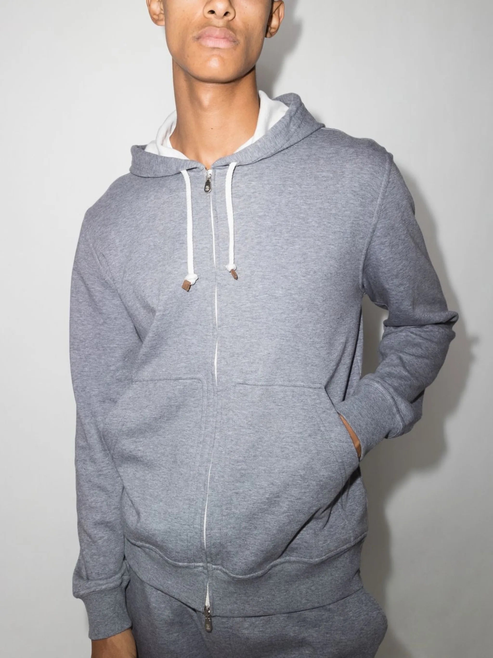 hooded track jacket